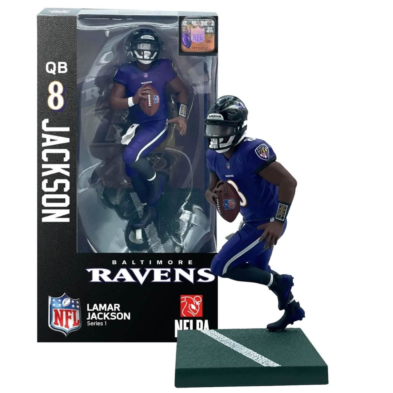 bijeenkomst bellen stilte NFL Baltimore Ravens 7" Action Figure - Lamar Jackson Merchandise - Zavvi US