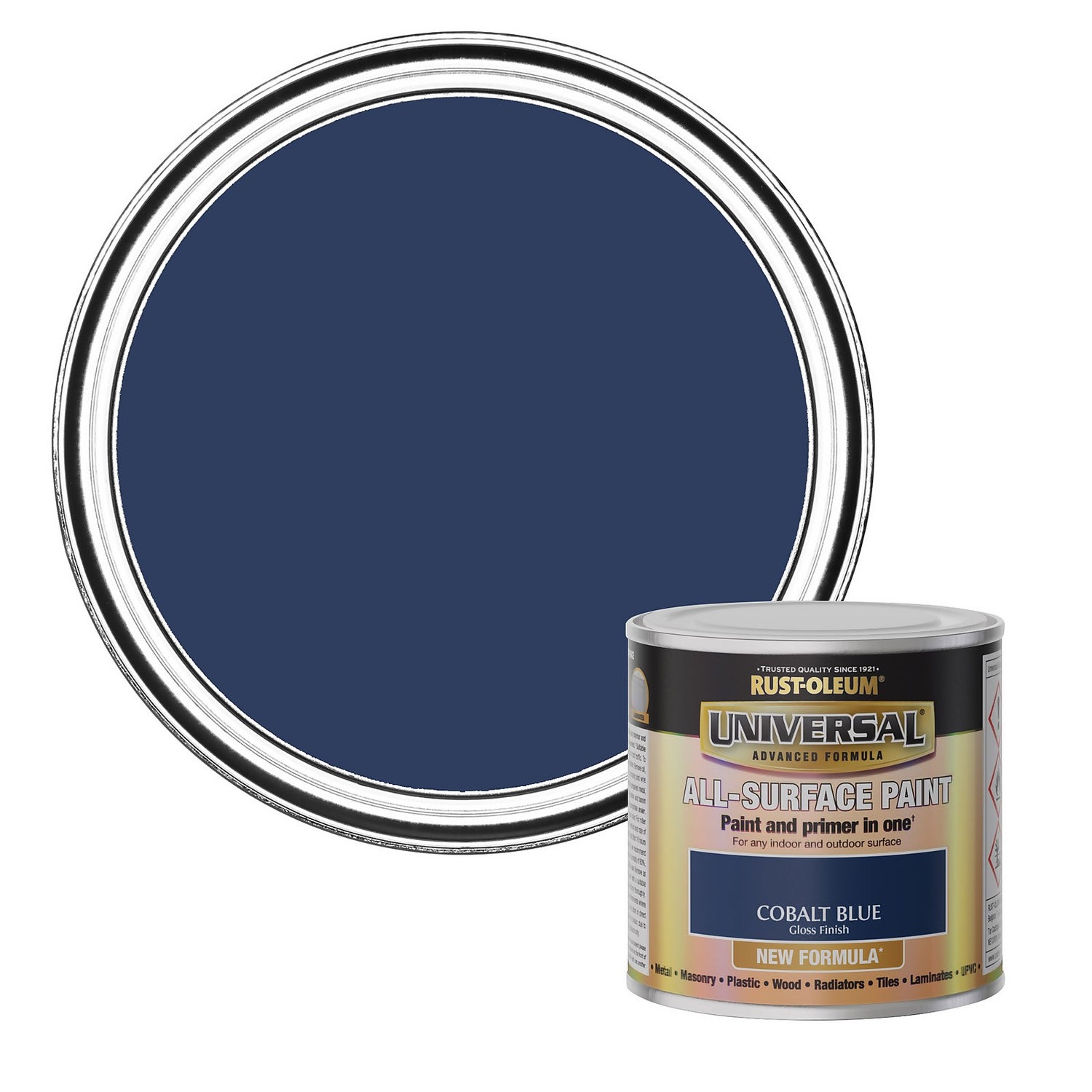 Rustoleum cobalt blue store metallic spray paint
