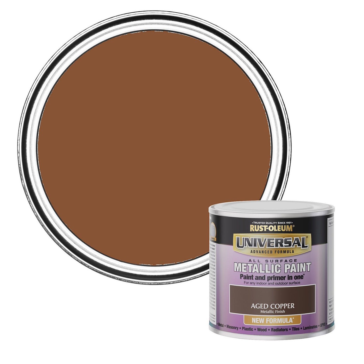 Brushed metals effect paint for any surface, for industry and hand