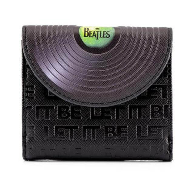 Loungefly The Beatles Let It Be Vinyl Record Zip Around Wallet