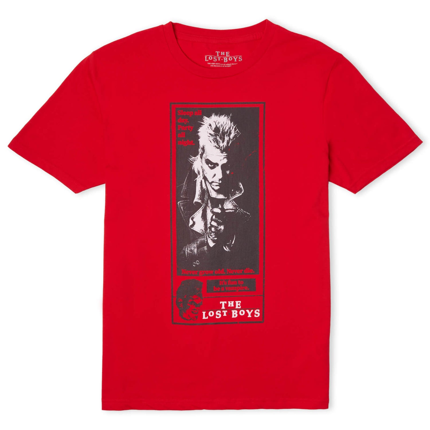 The Lost Boys Sleep All Day Party All Night Unisex T-Shirt - Rouge