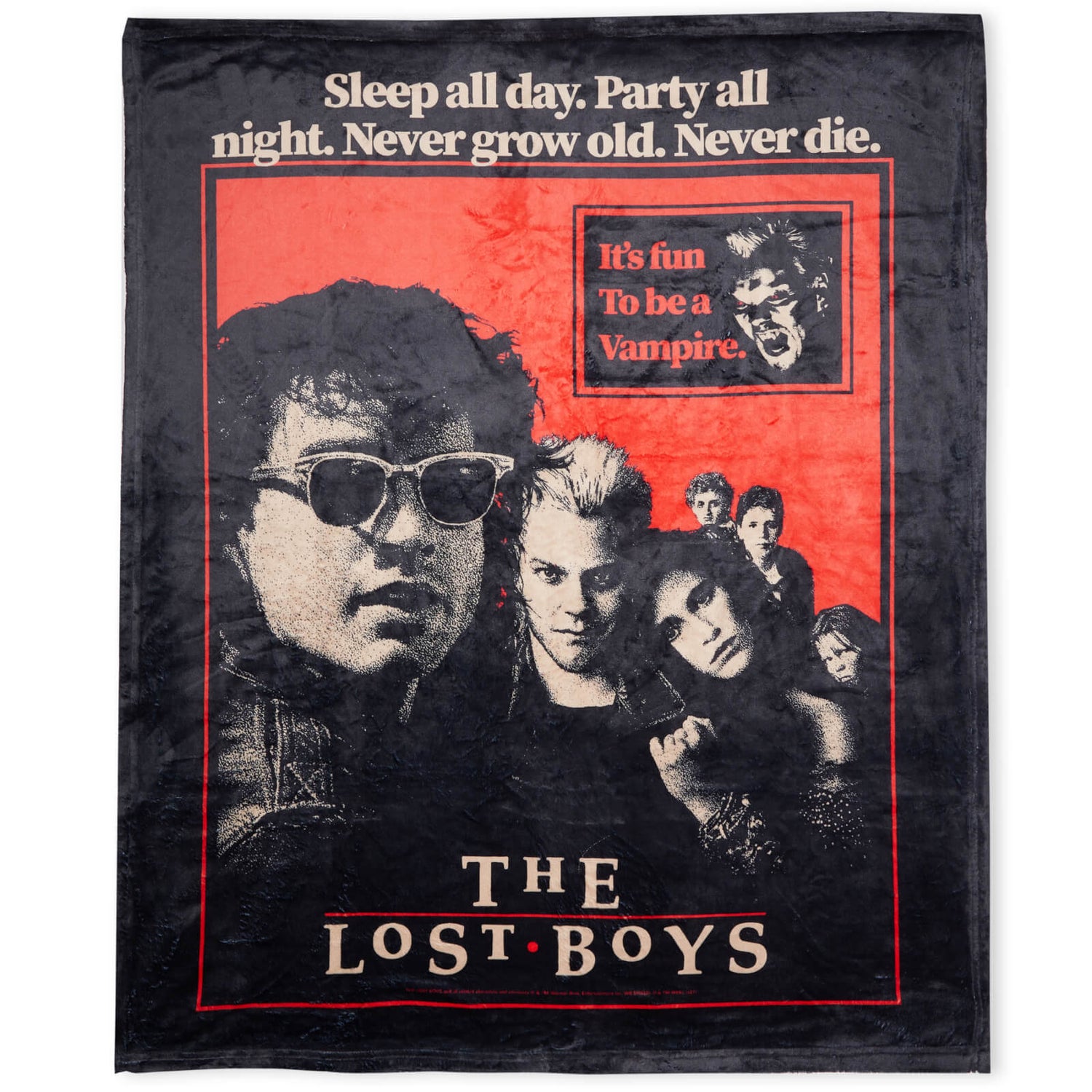 The Lost Boys Fun To Be A Vampire Fleece Manta