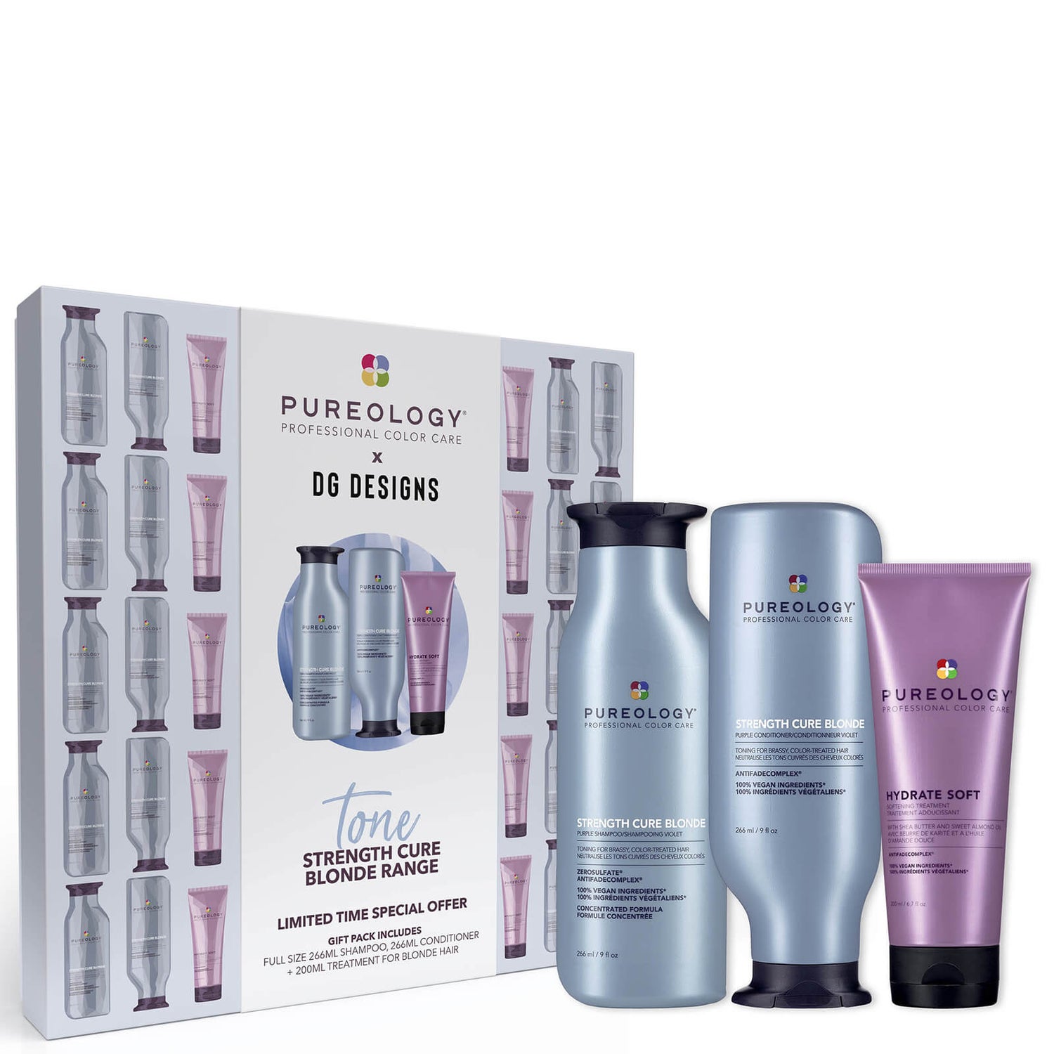 Pureology Strength Cure Blonde Trio (Worth $136.95)