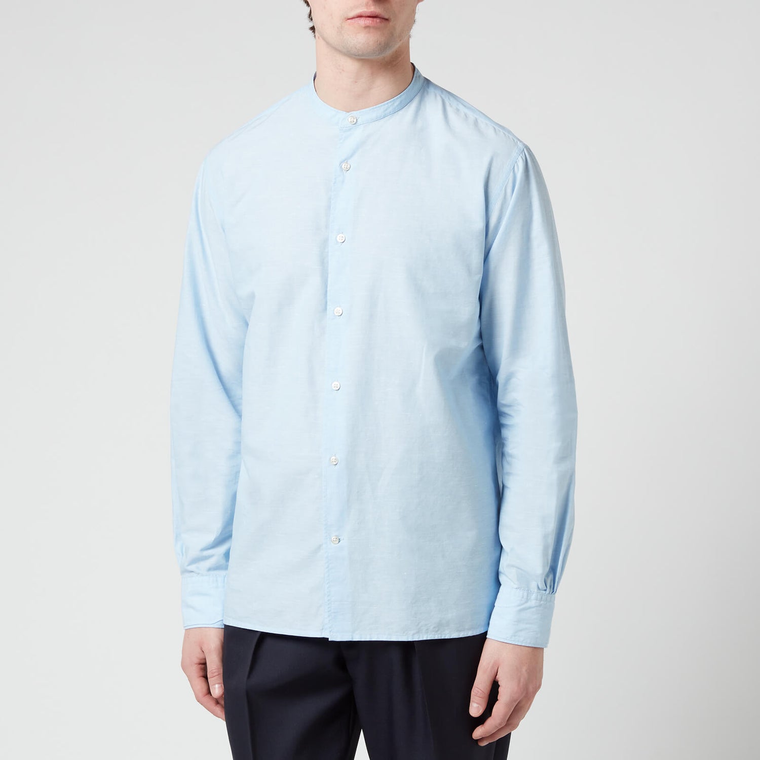 Officine Générale Men's Gaston Shirt - Blue - L