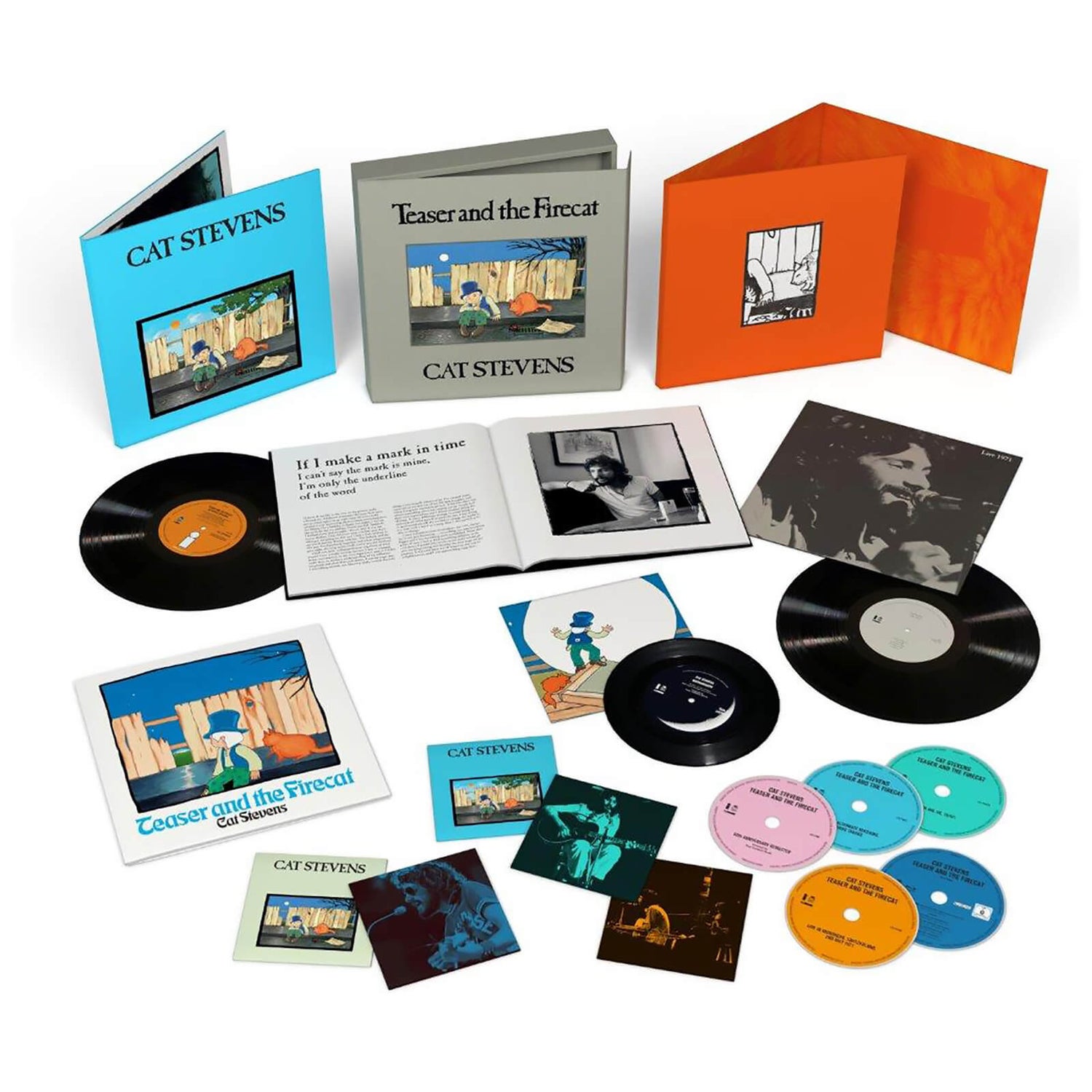 Yusuf / Cat Stevens - Teaser & The Firecat Super Deluxe Edition Box Set (4CD + 1BD + Vinyl 2LP + 7”)
