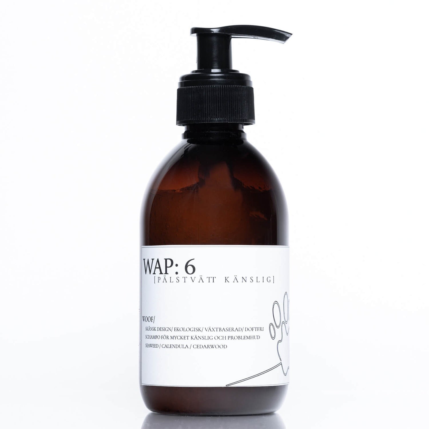 WAP: 6 Fur Wash Sensitive 250ml