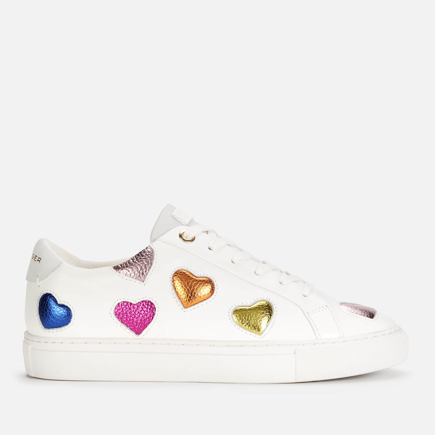 Kurt Geiger London Women's Laney Love Leather Cupsole Trainers - Mult/Other