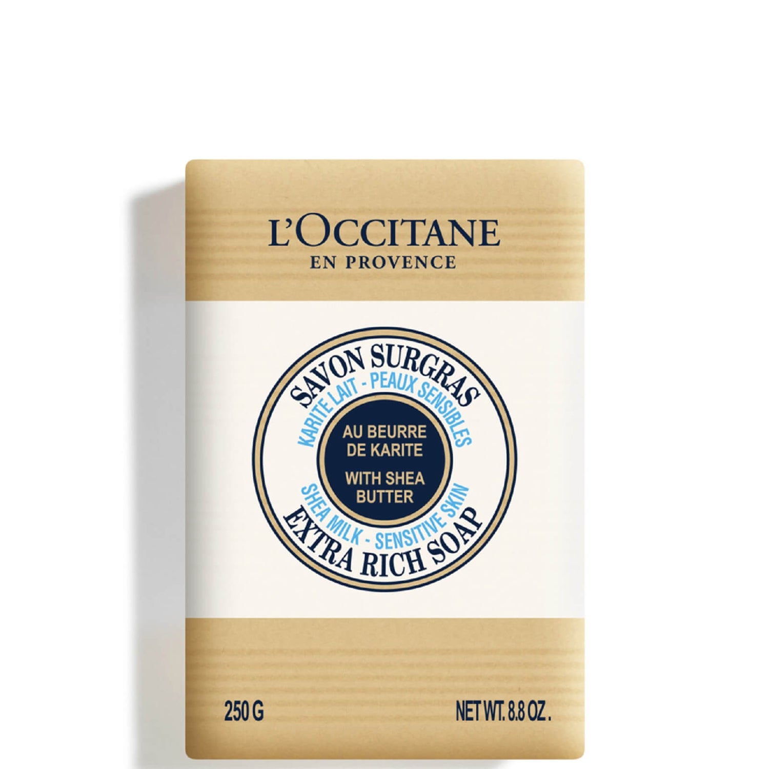 L'Occitane Shea Milk Sensitive Skin Extra Rich Soap 250g