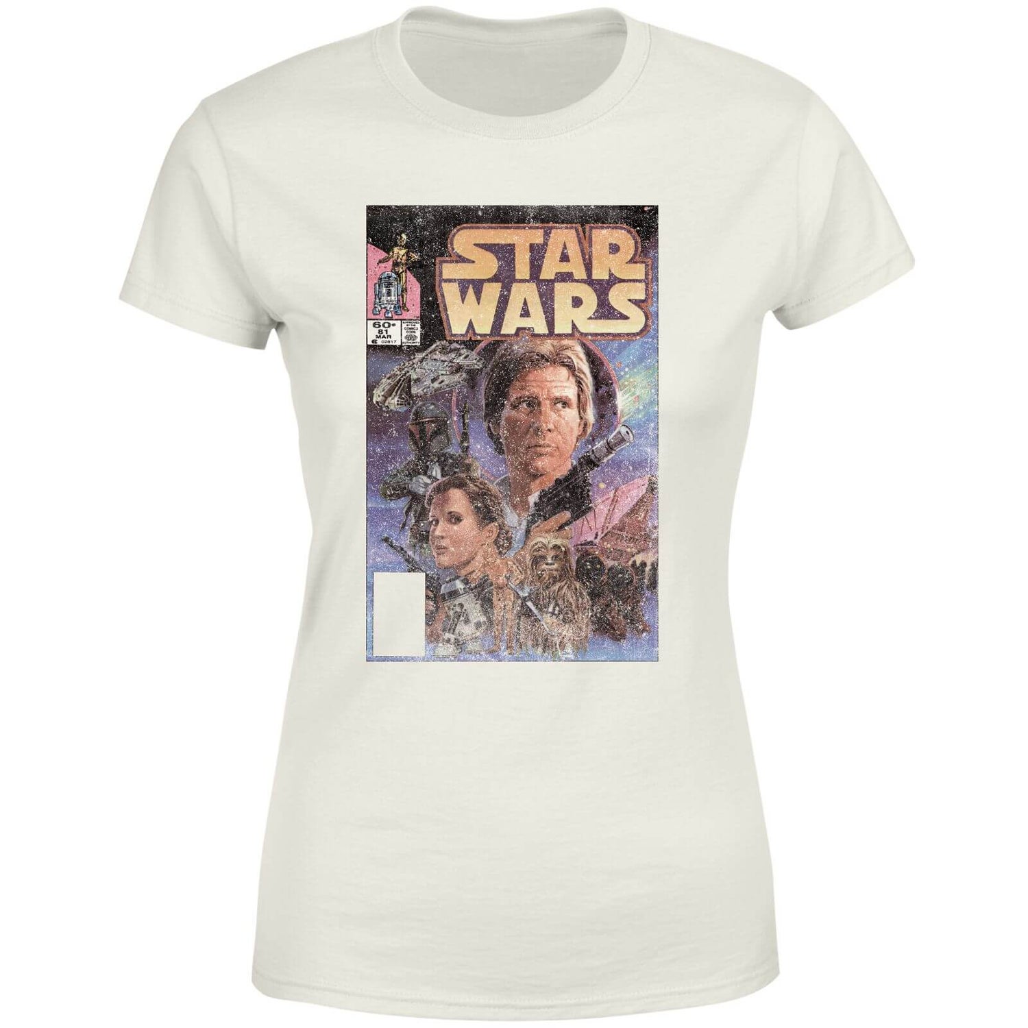 Star Wars Classic Comic Book Cover Women's T-Shirt - Cream