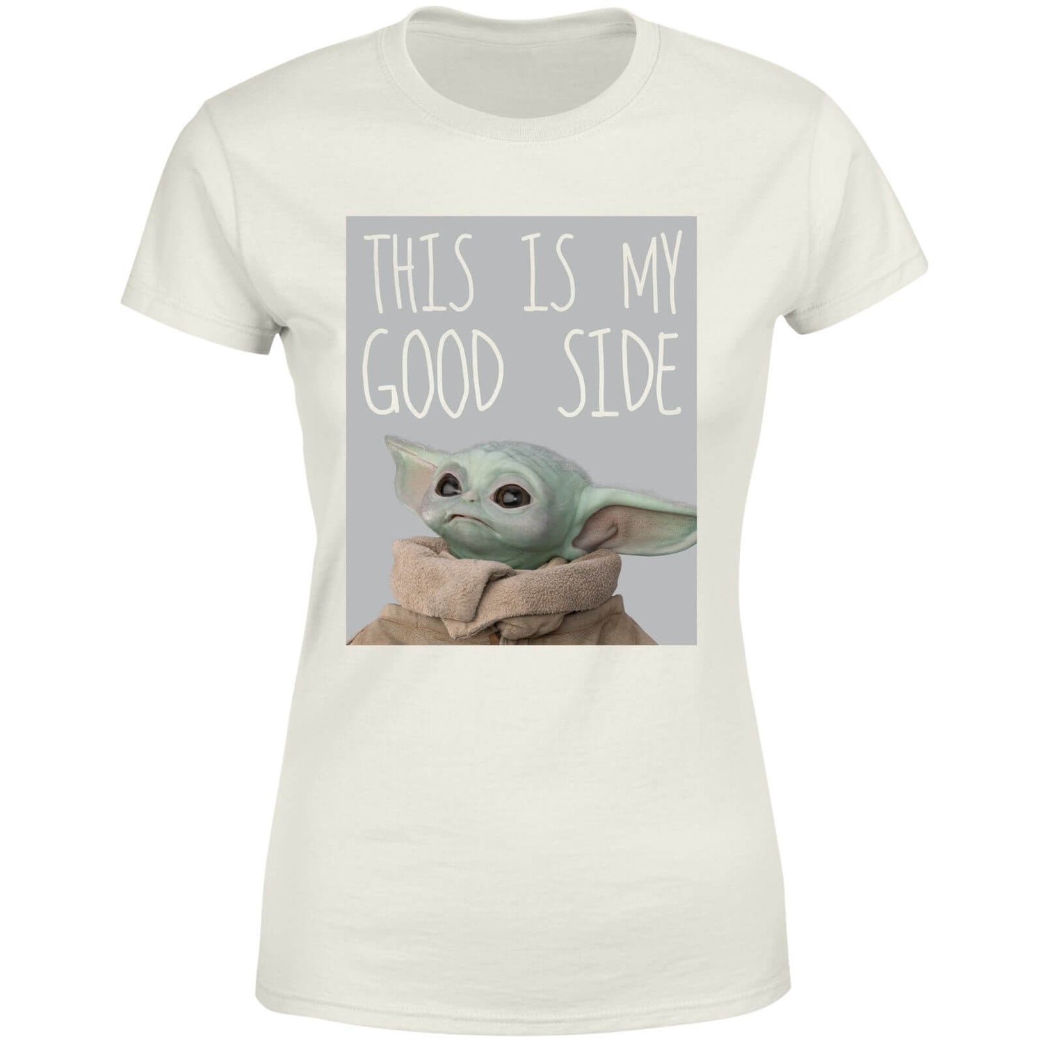 Star Wars The Mandalorian The Child Good Side Women's T-Shirt - Cream