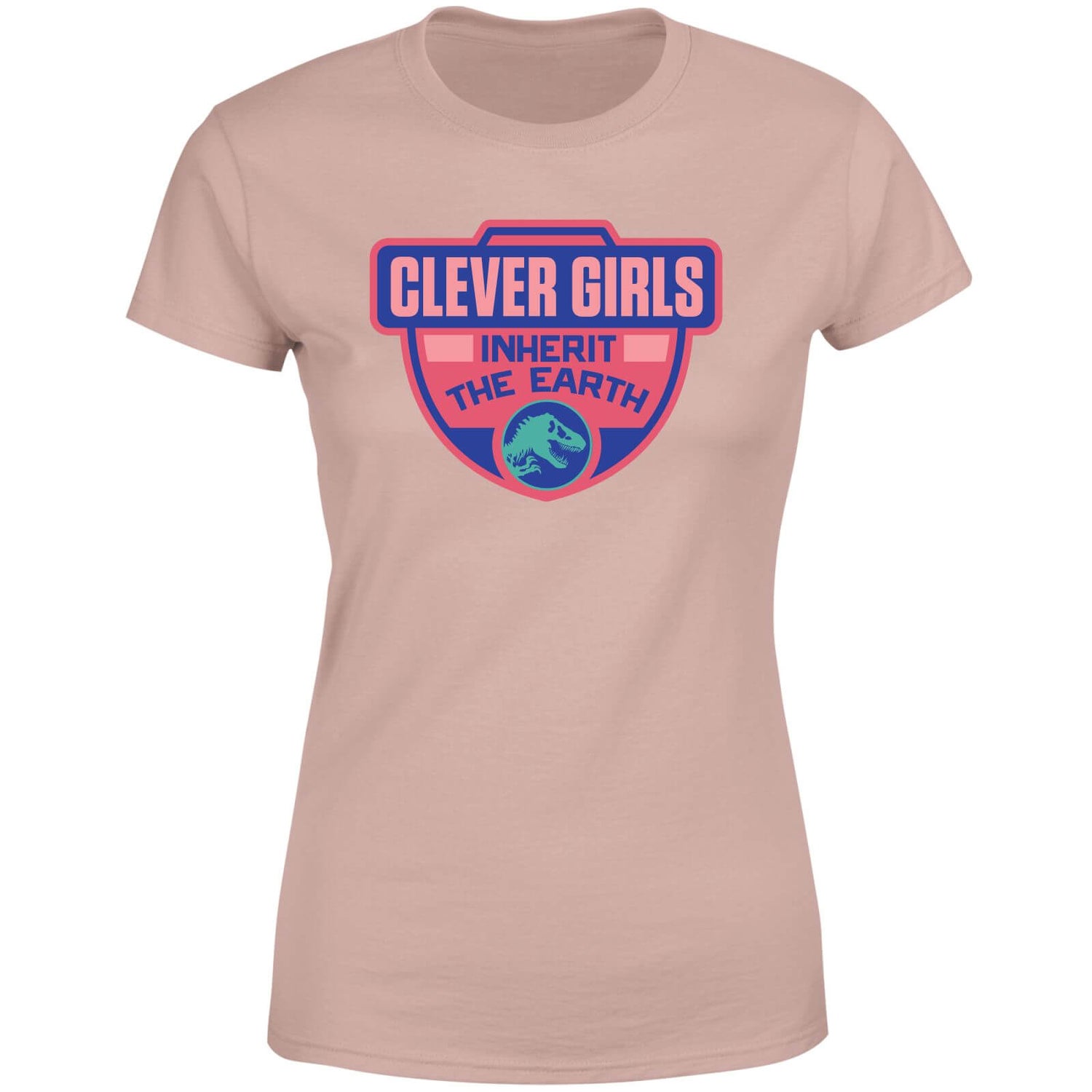 Jurassic Park Clever Girls Inherit The Earth Women's T-Shirt - Dusty Pink