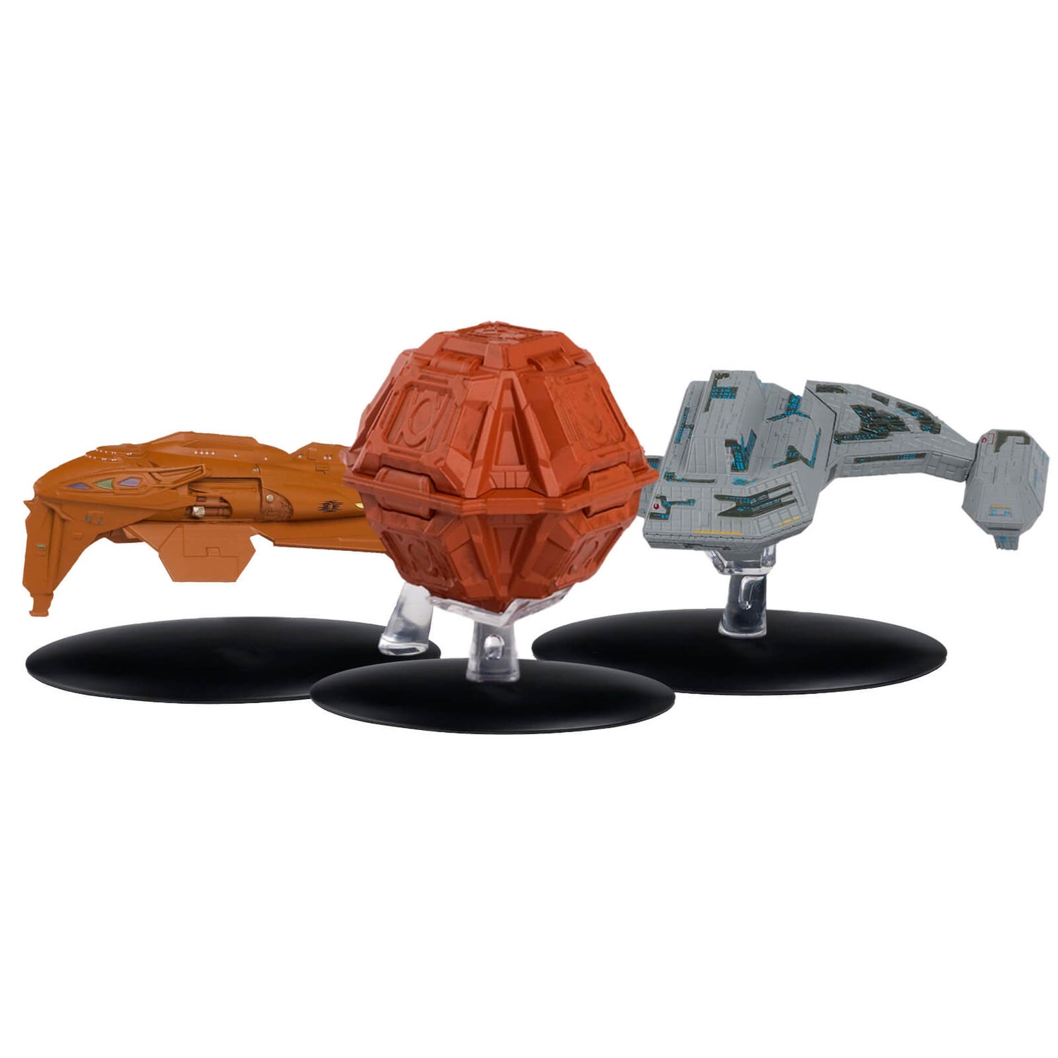 Star Trek Die Cast Ship Replica Bundle - 3 Items Included