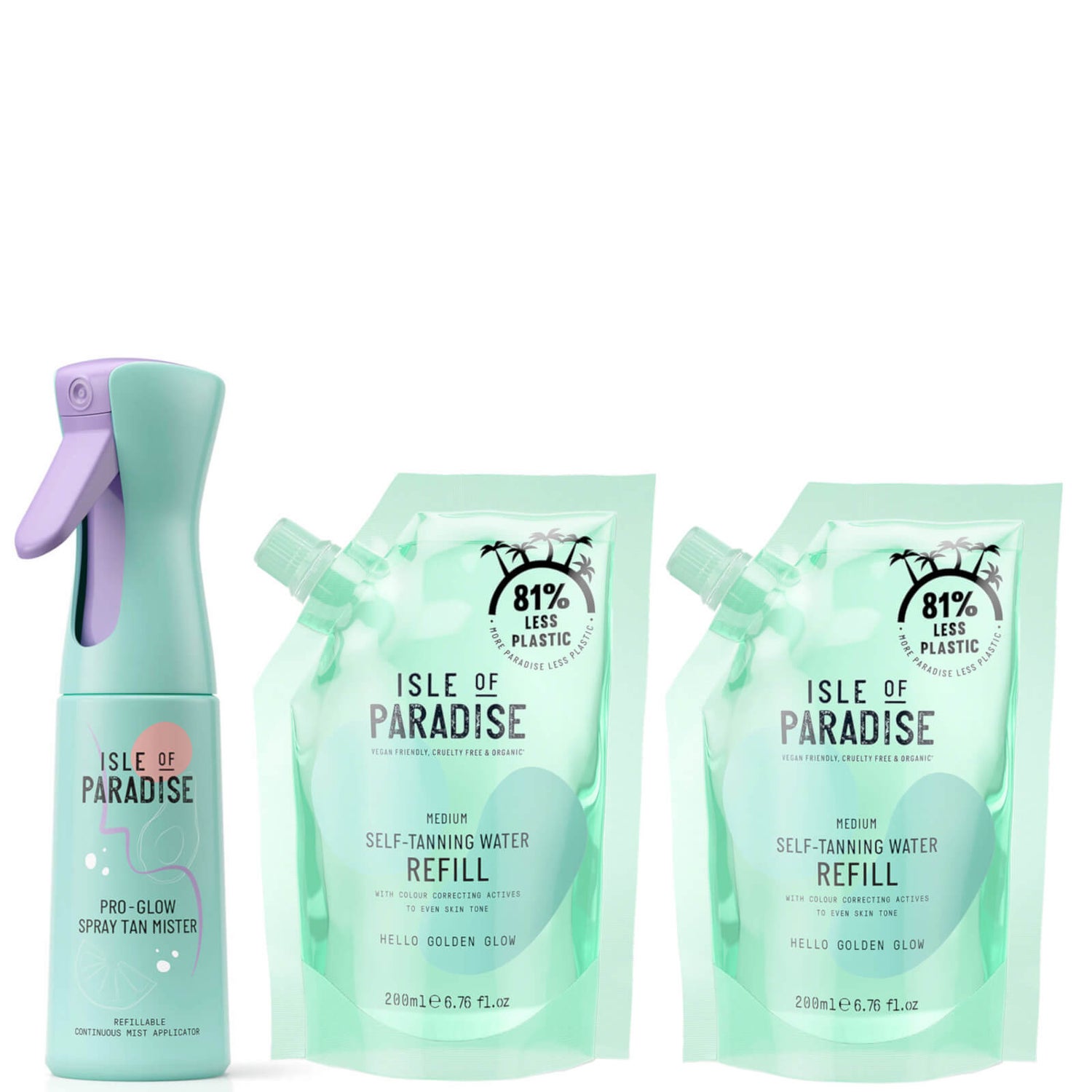 Isle of Paradise Pro Glow Spray Tan Mister Starter Pack - Medium