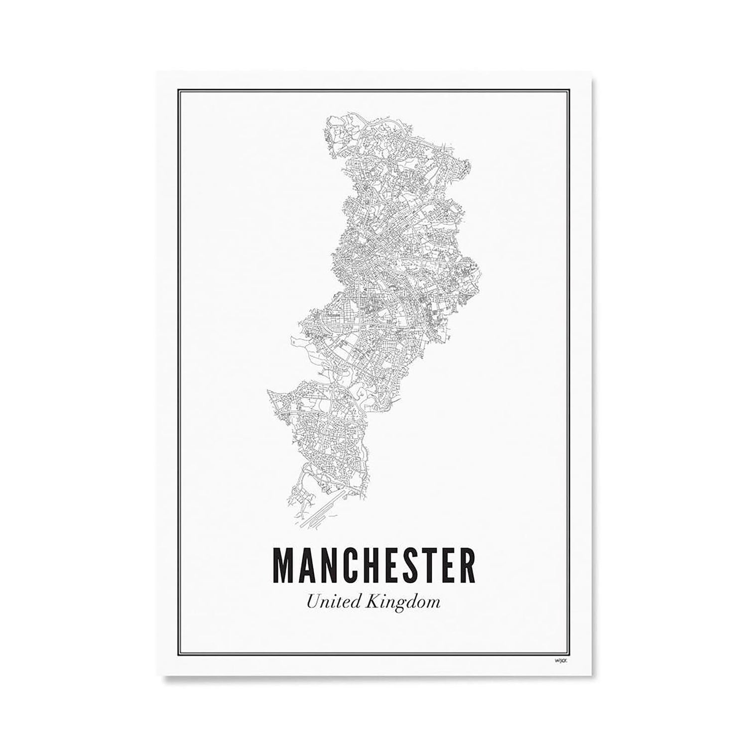 WIJCK Print - Manchester - 21 x 30cm