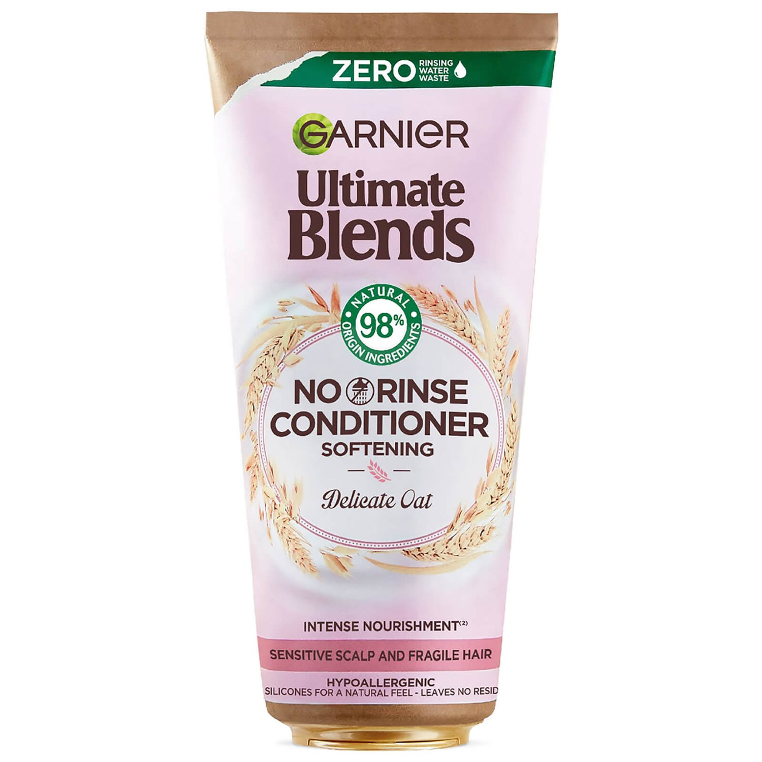 Garnier Ultimate Blends Delicate Oat Soothing NO RINSE Leave-in Conditioner for Sensitive Scalp and Fragile Hair 200ml