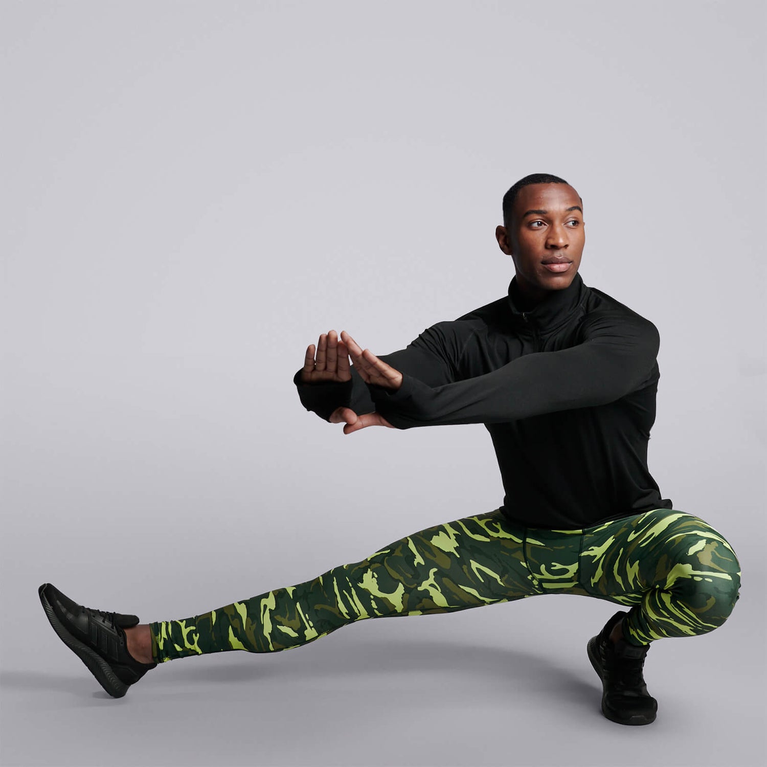 Green running tights mens clearance