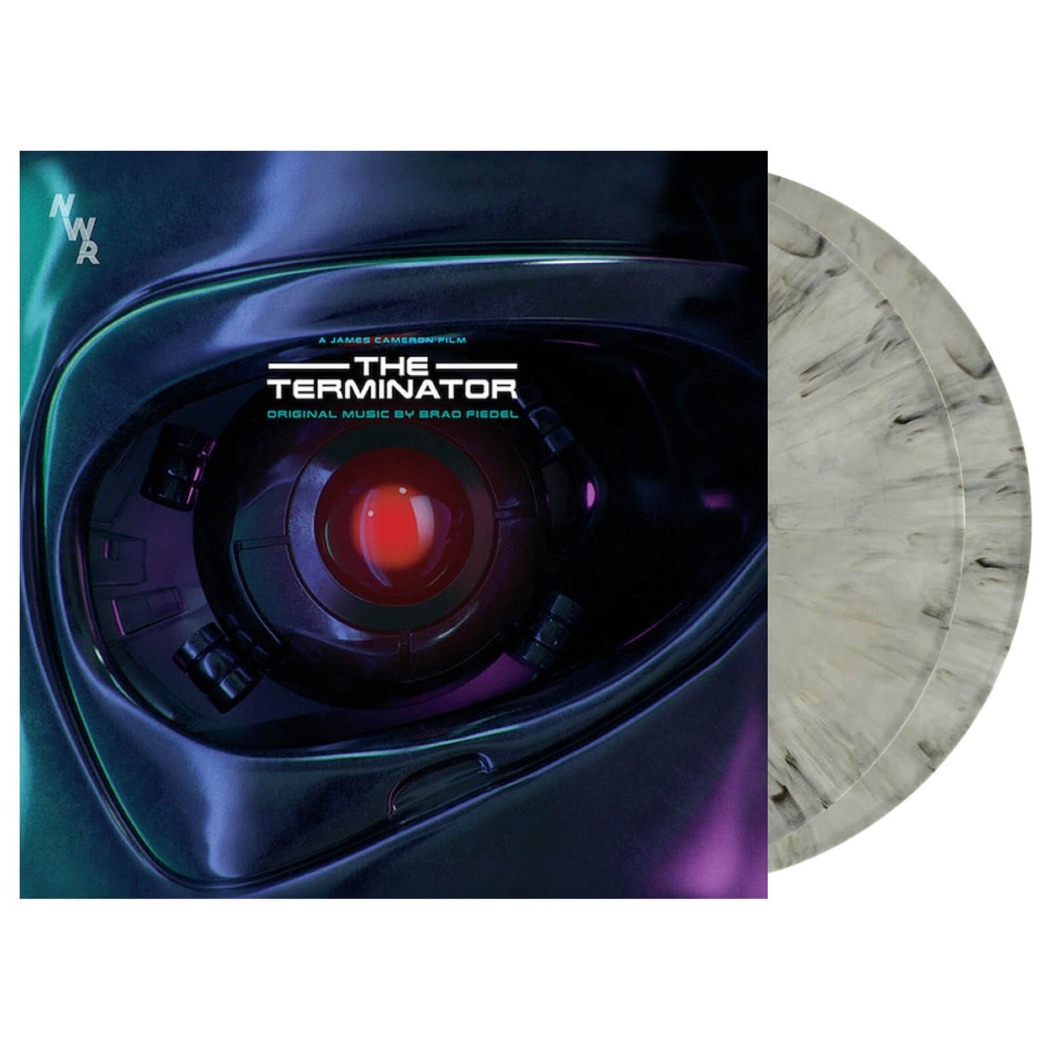 The Terminator - Original Soundtrack Zavvi UK Exclusive Grey Marble Vinyl 2LP