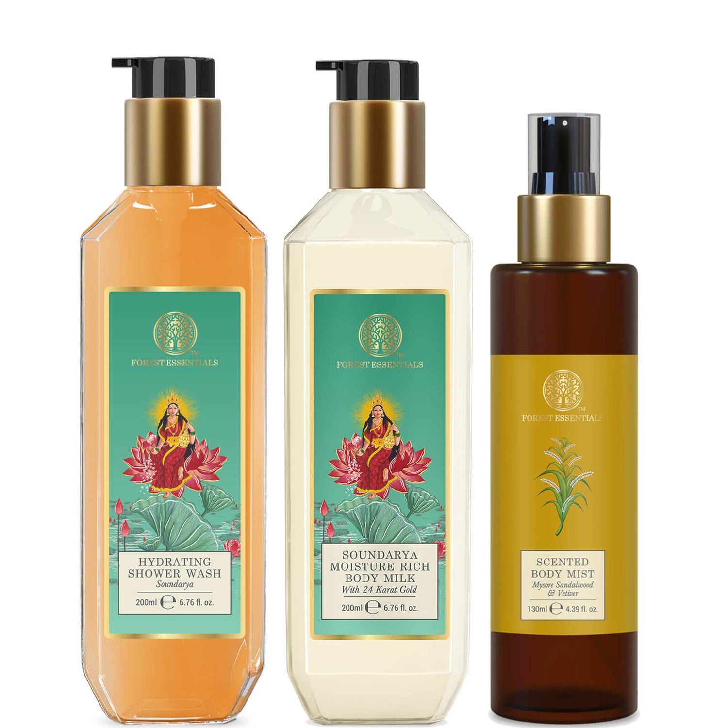 Forest Essentials Iconic Soundarya Body Care Kit