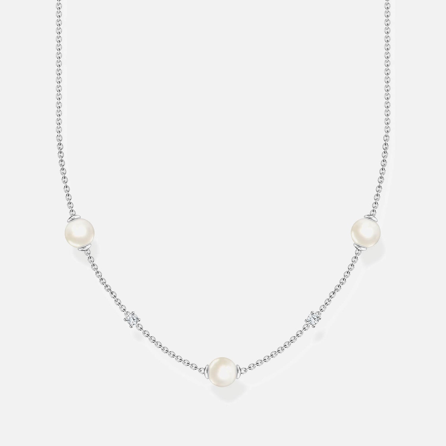 THOMAS SABO Women's Multi Pearl Necklace - Silver