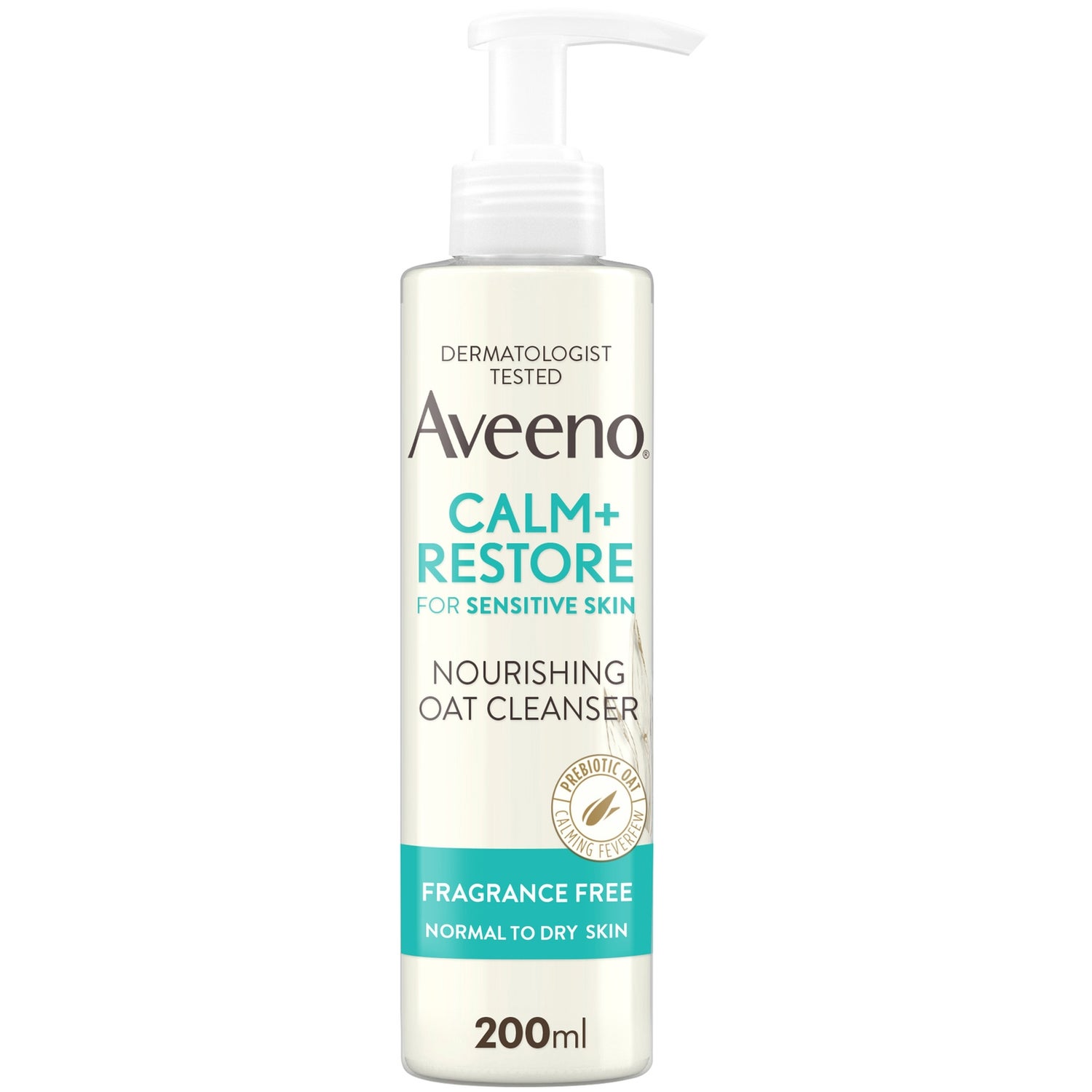 Очищающее средство для лица Aveeno Face Calm and Restore Nourishing Oat Cleanser, 200 мл