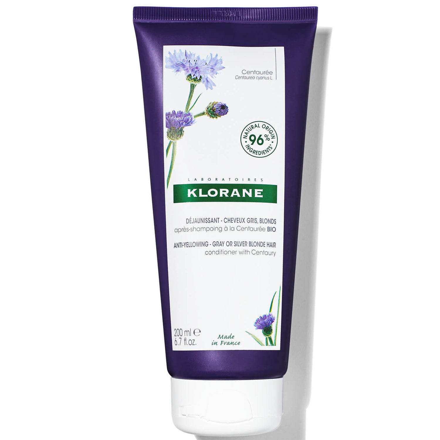 KLORANE Anti-Yellowing Conditioner for Grey and Blond Hair 200ml