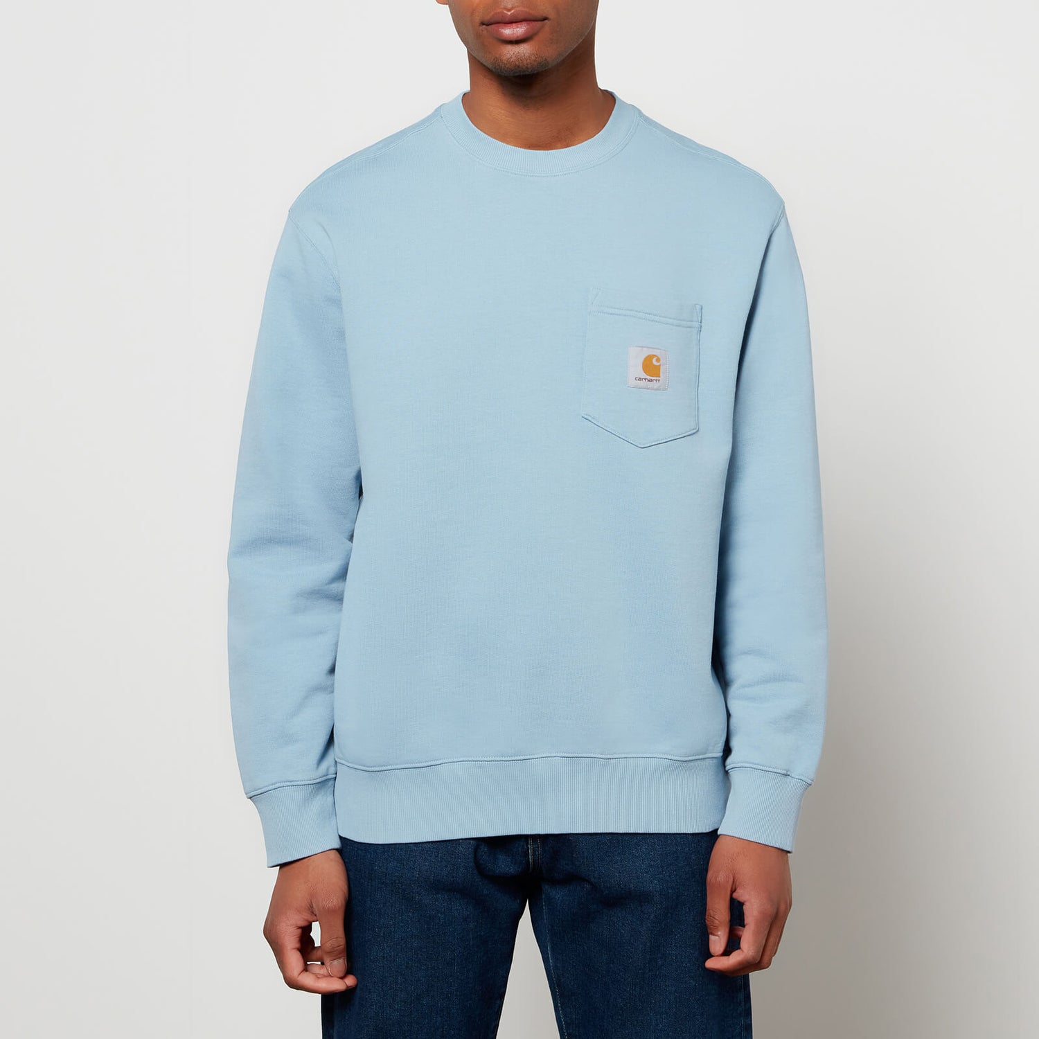 Carhartt WIP Men's Pocket Sweatshirt - Frosted Blue - S