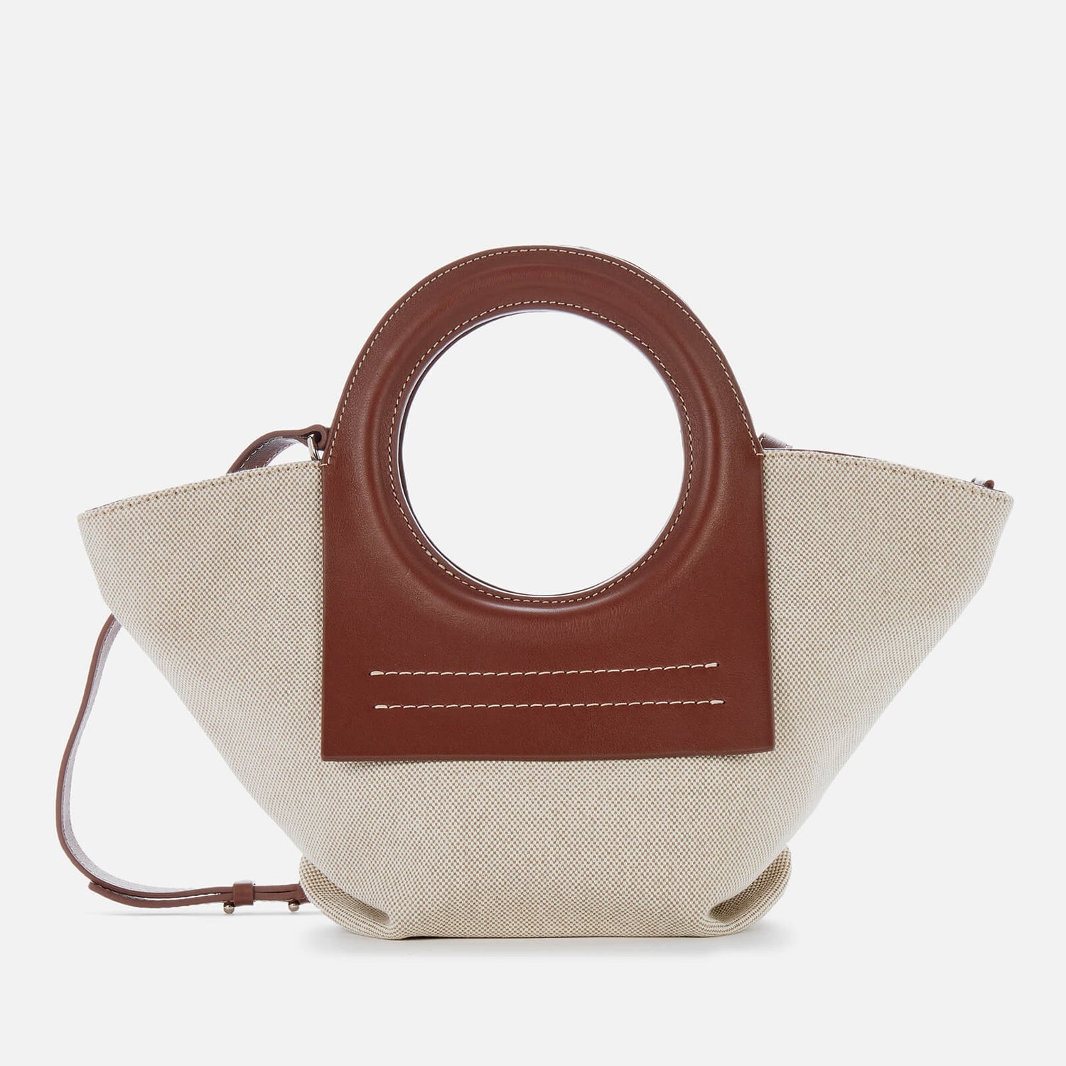 Hereu Women's Cala Mini Bag - Beige/Chestnut