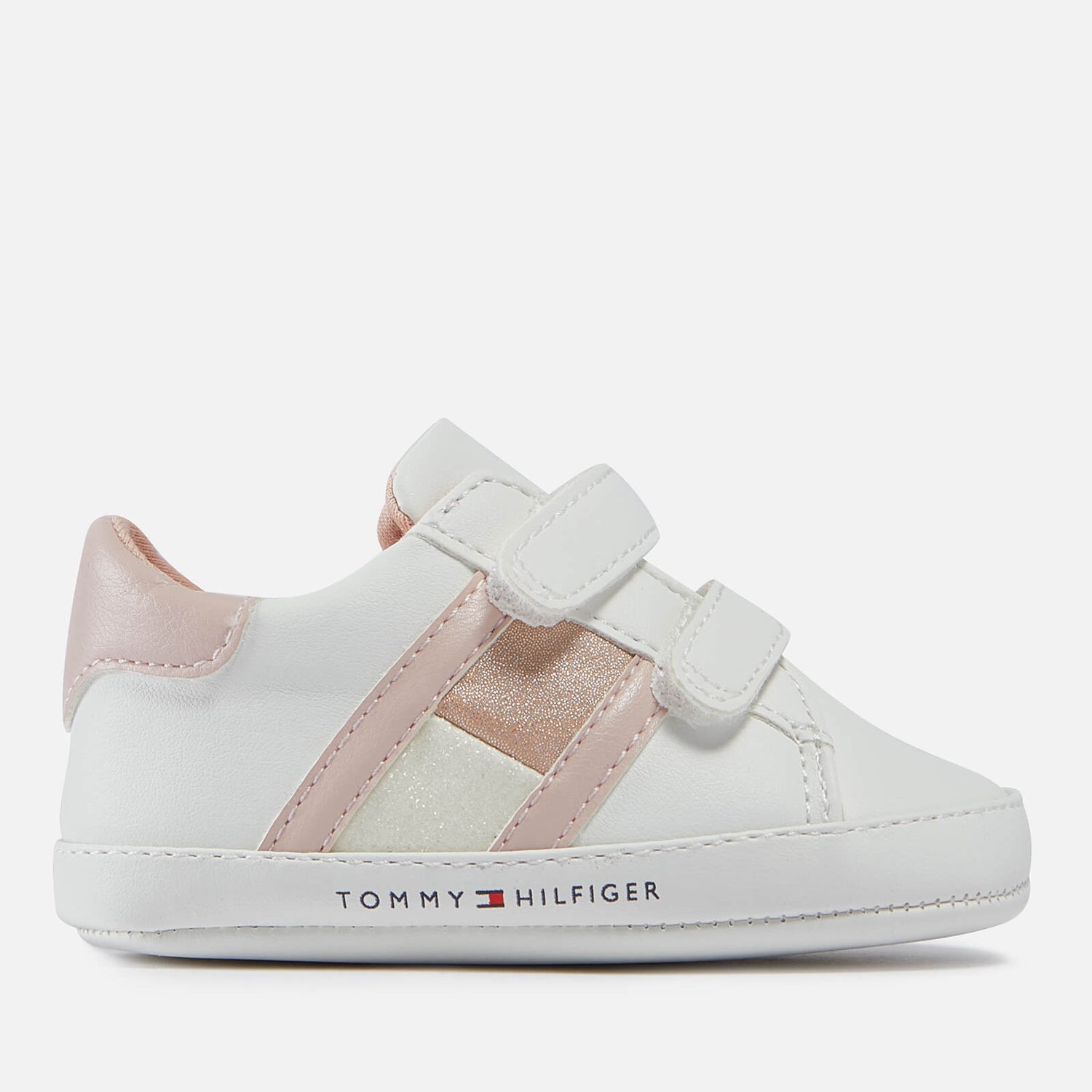 Tommy Hilfiger Baby Faux Leather Velcro® Trainers - UK 1 Baby