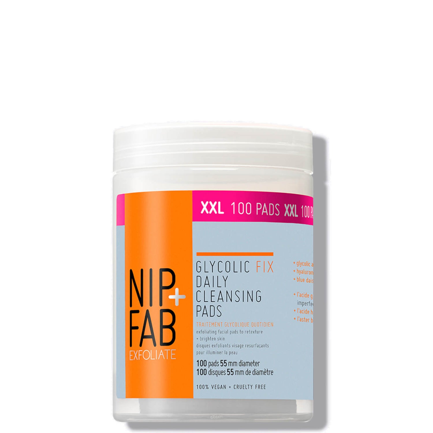 NIP+FAB Glycolic Daily Pads XXL