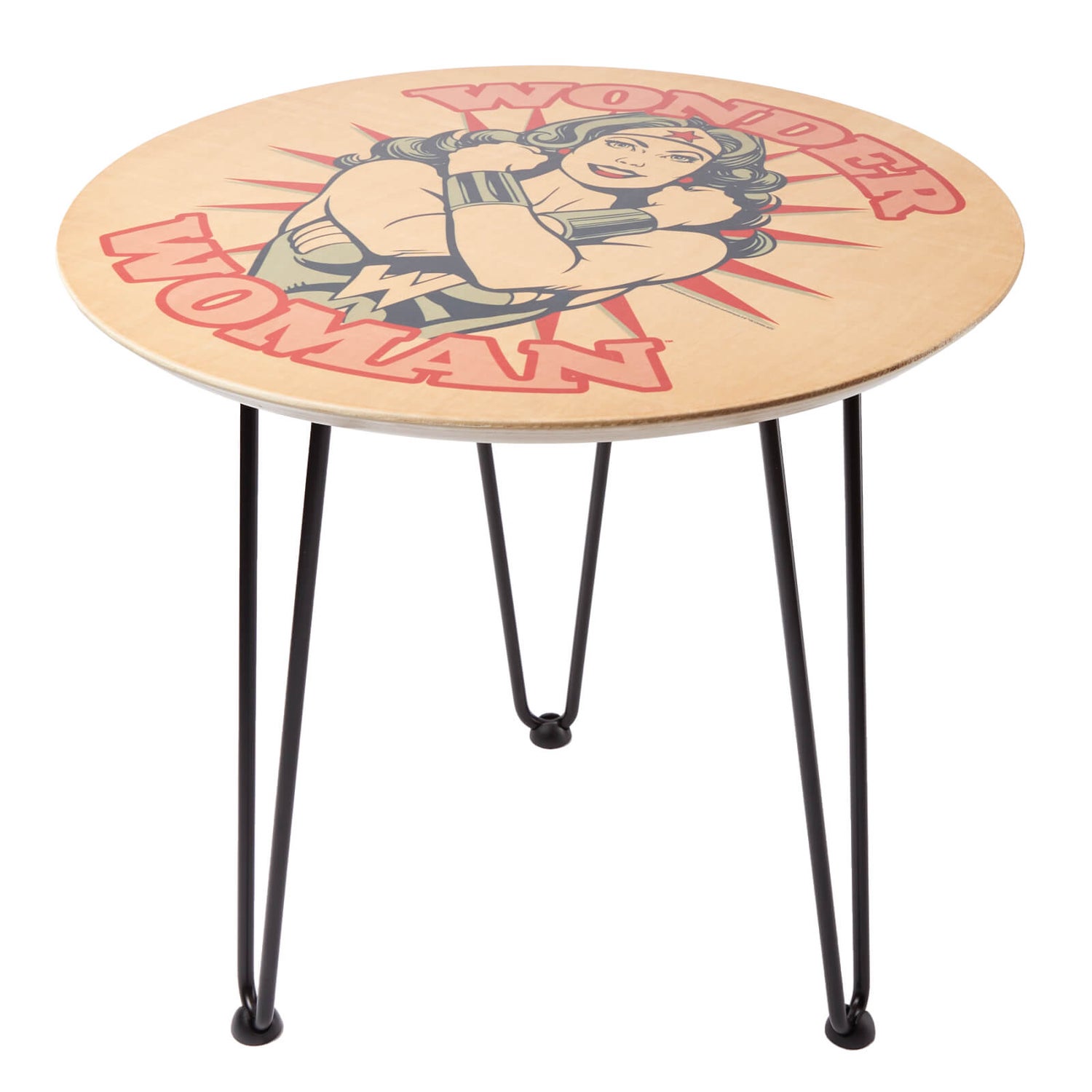 Decorsome DC Wonder Woman Wooden Side Table