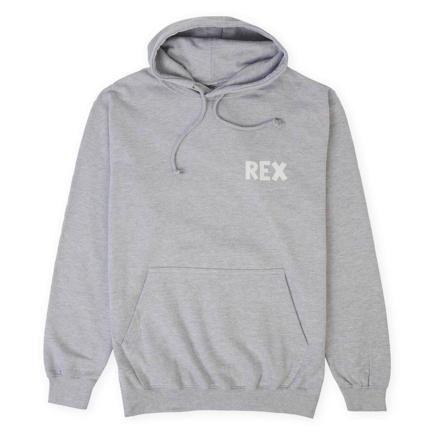 Rex Roar Unisex Hoodie - Grey