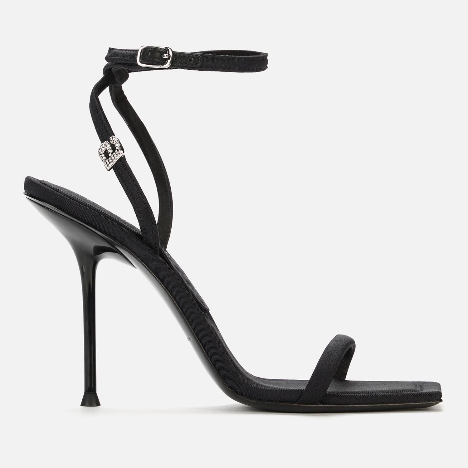 Alexander Wang Women's Julie Leather Barely There Heeled Sandals - Black - UK 3