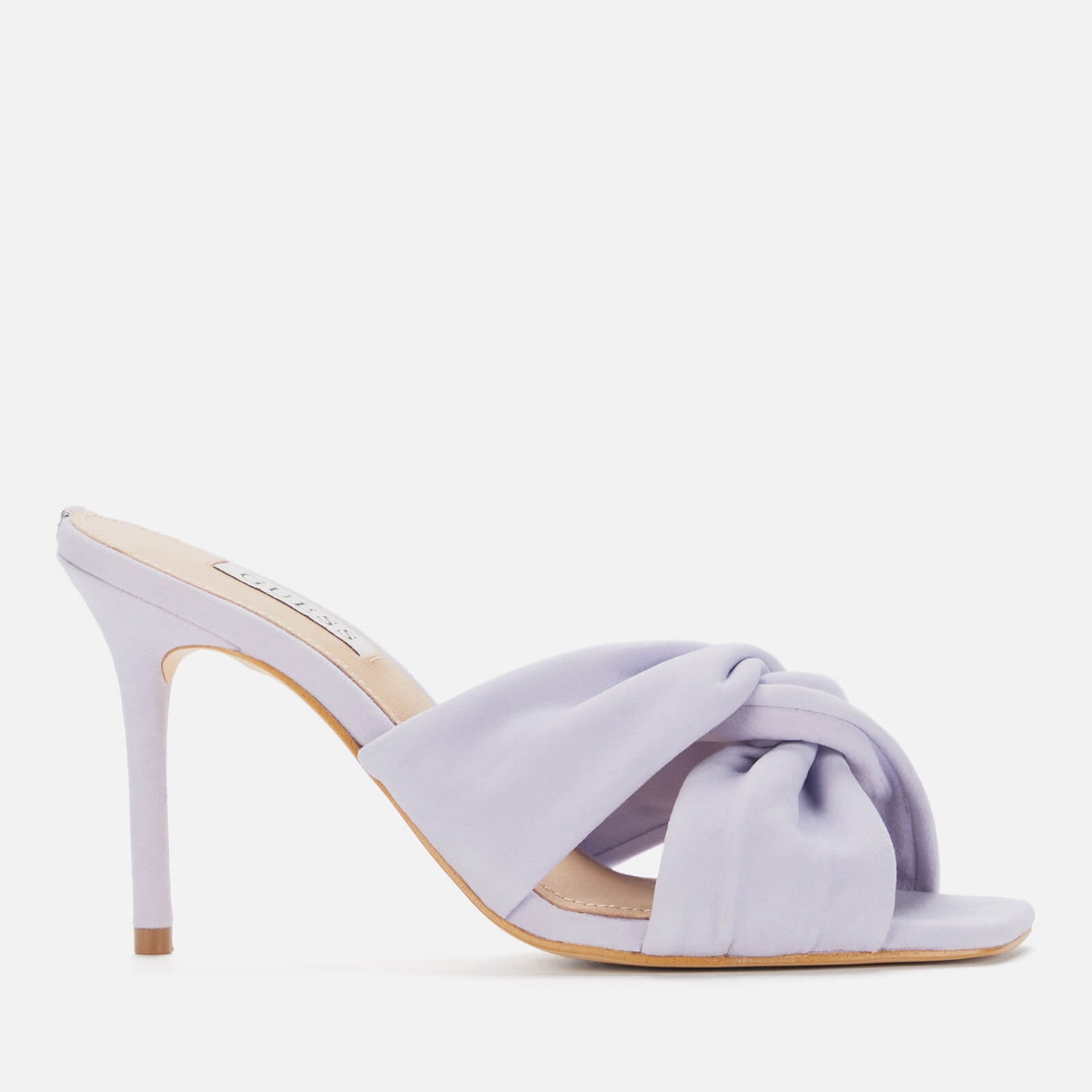 Guess Women's Daiva Suede Heeled Mules - Lilac - UK 3