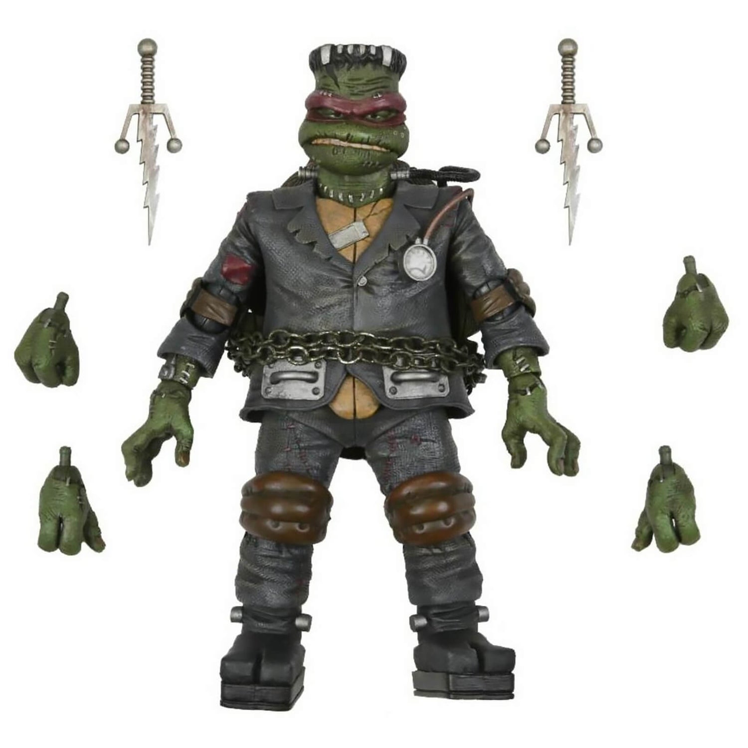 NECA Teenage Mutant Ninja Turtles x Universal Monsters Raphael as Frankenstein's Monsters Ultimate 7 Inch Action Figure