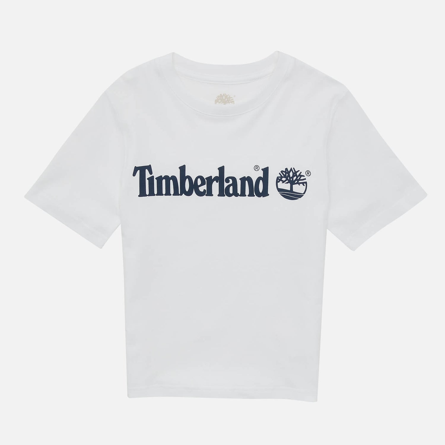 Timberland Kids' Short Sleeve Logo T-Shirt - White