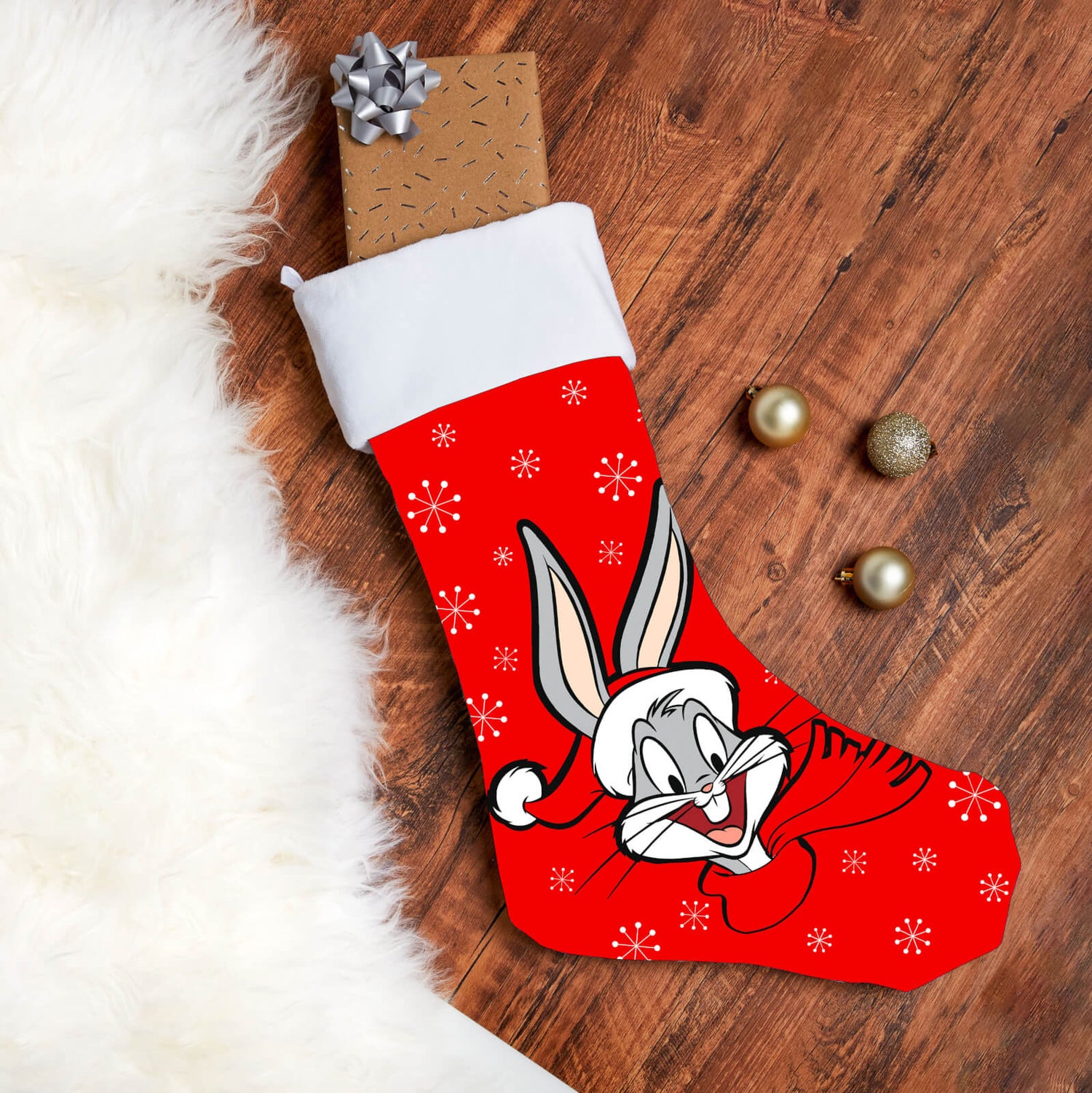 Looney Tunes Xmas Bugs Bunny Christmas Stocking