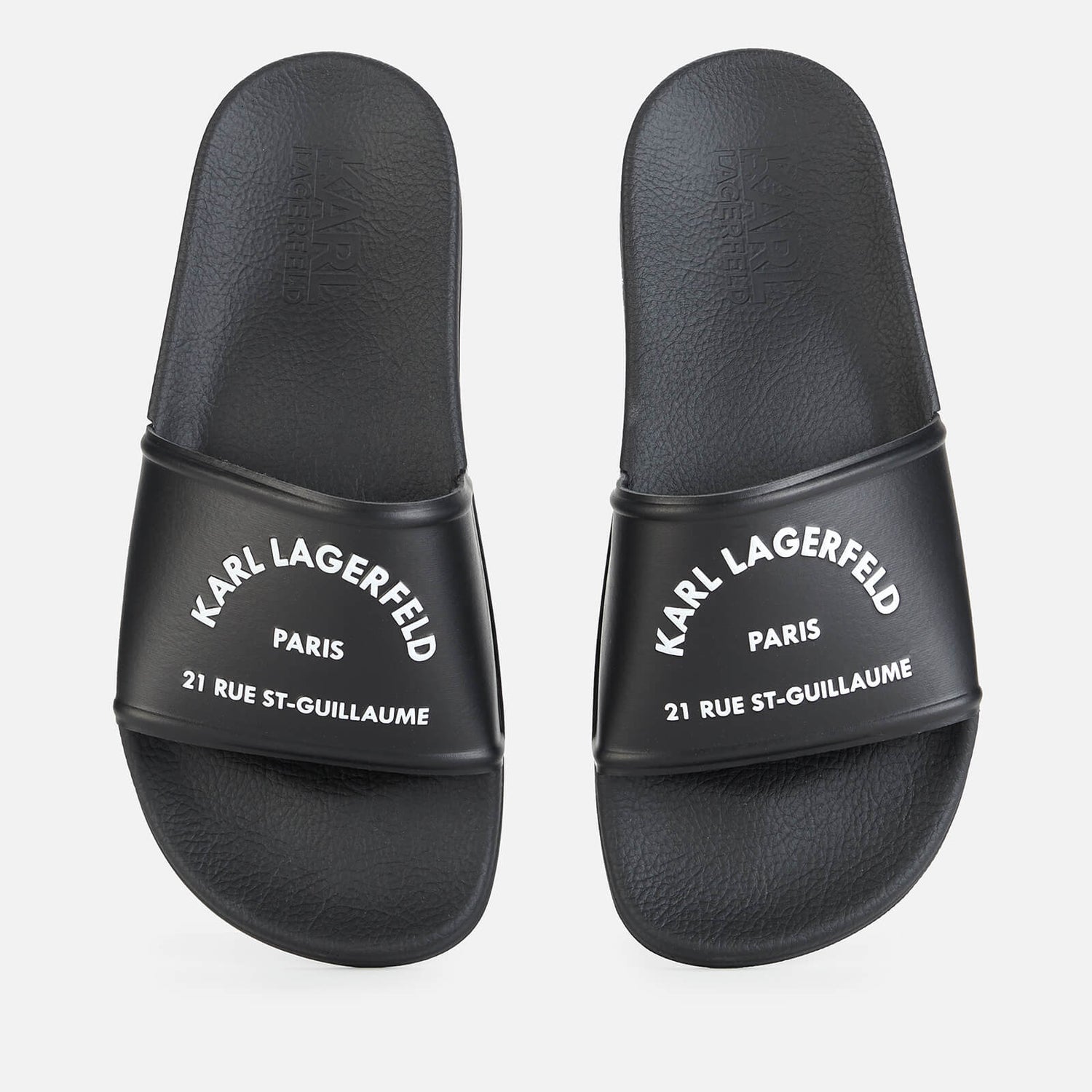 KARL LAGERFELD Women's Kondo Ii Maison Slide Sandals - Black - UK 3