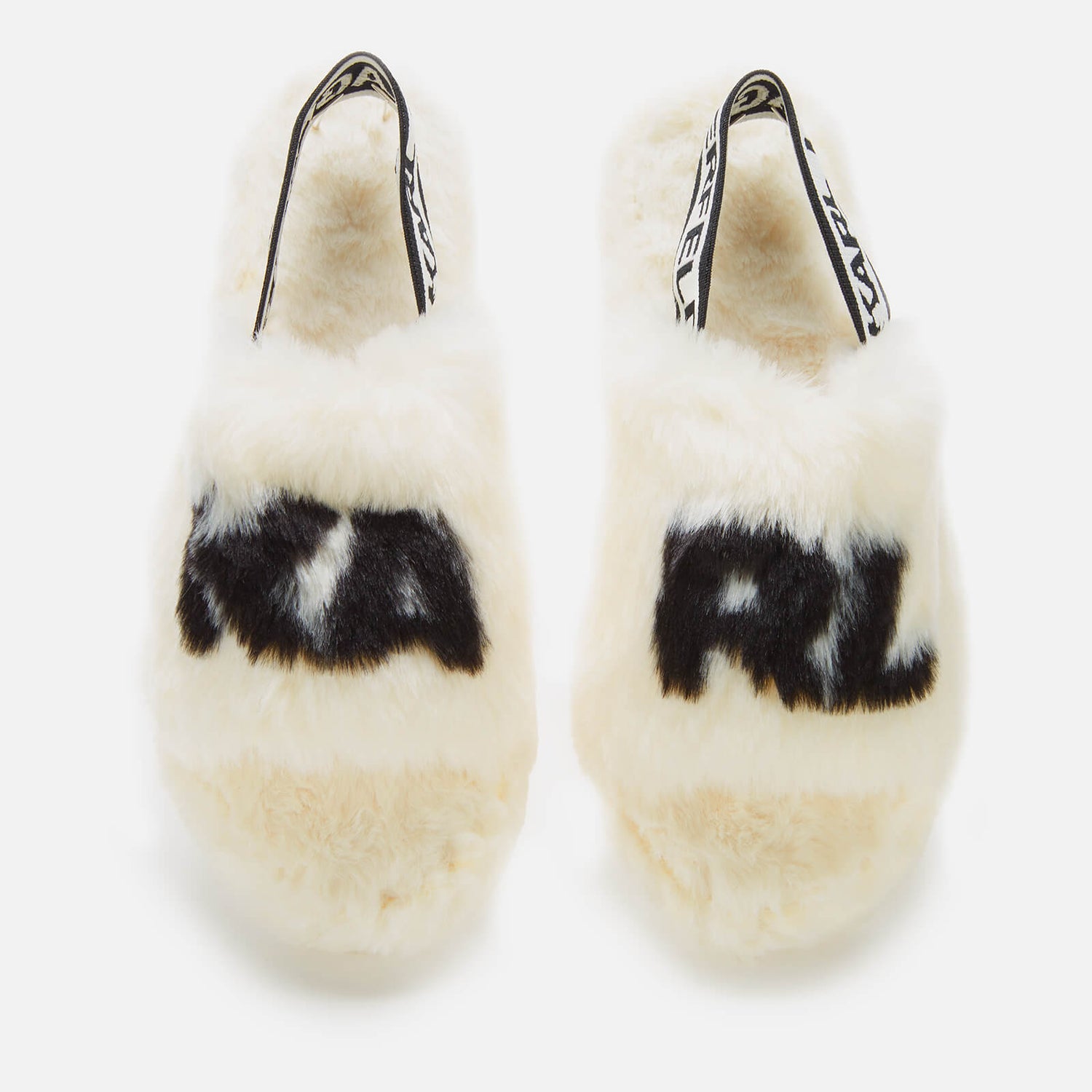 KARL LAGERFELD Women's Salon Slingback Slippers - White