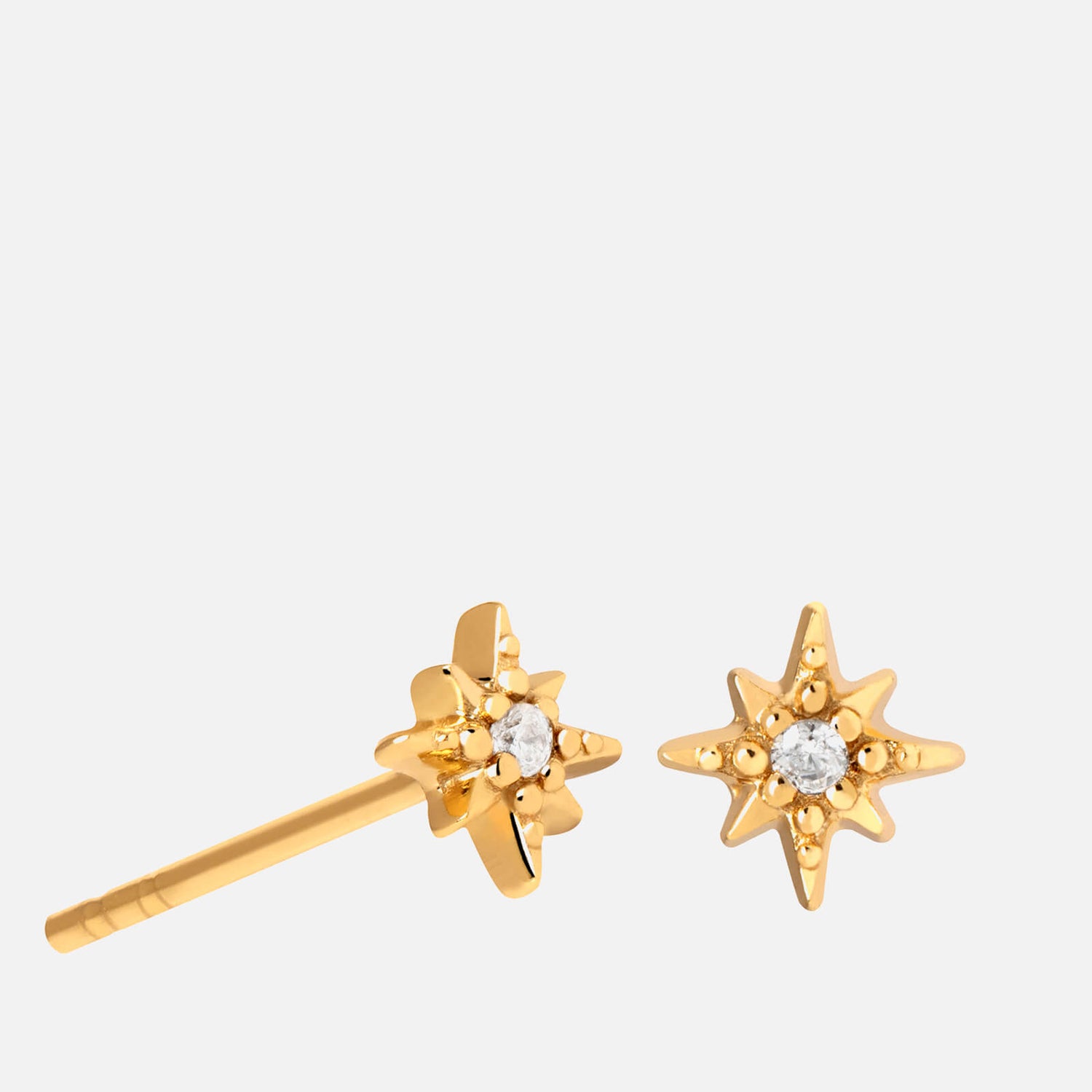Astrid & Miyu Women's Twilight Star Studs Earrings - Gold