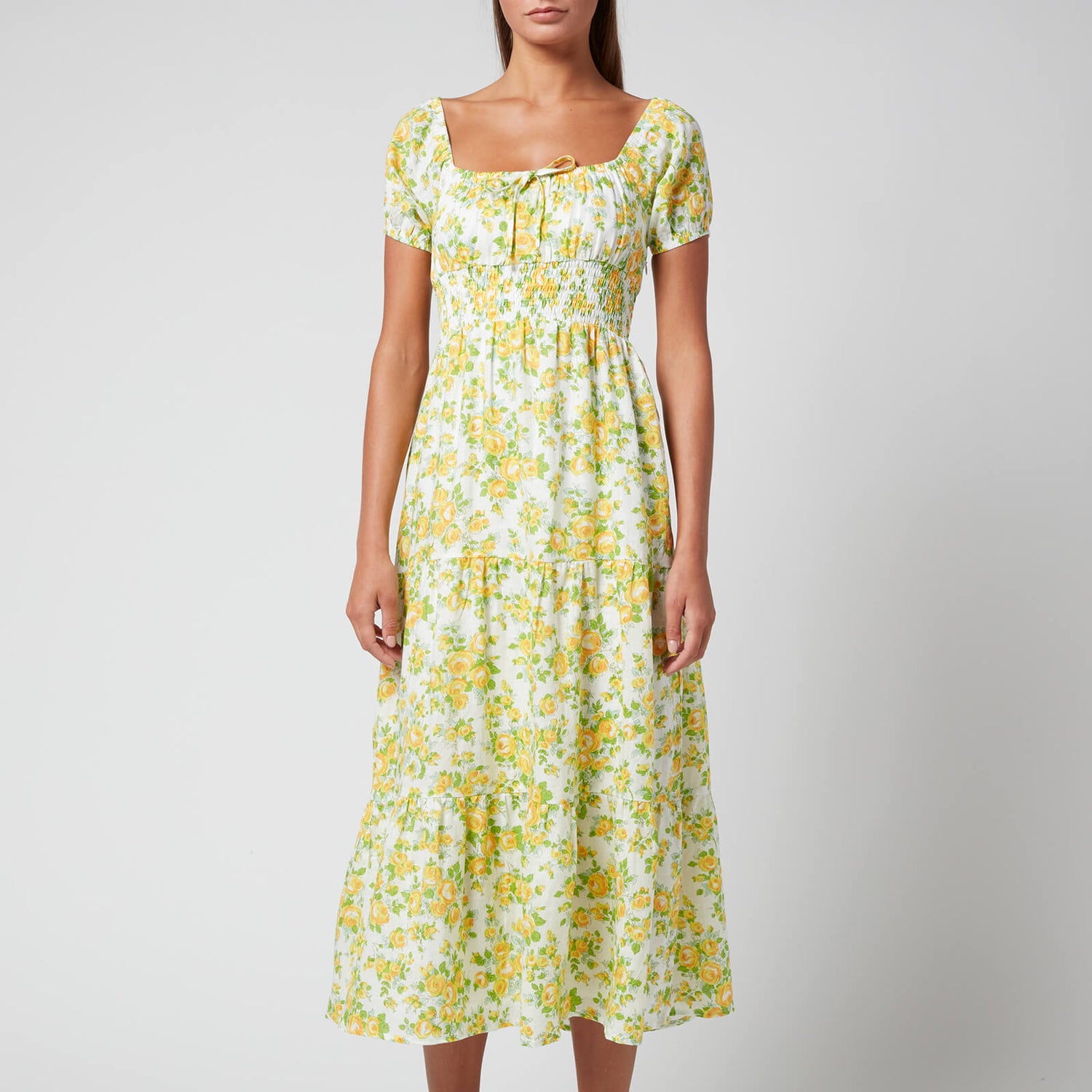 Faithfull The Brand Women's Matisse Midi Dress - Morello Floral Print