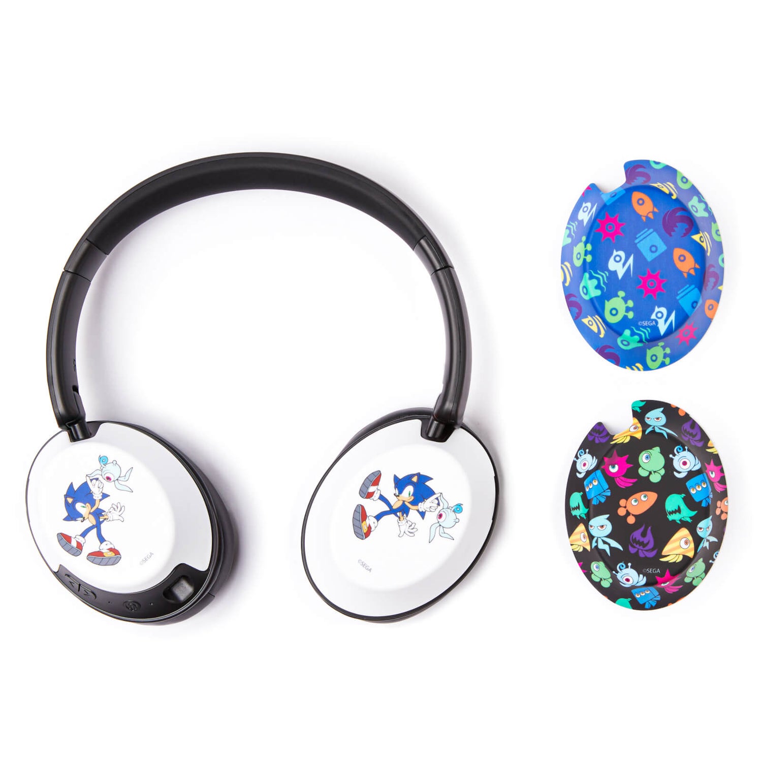 MOTH x Sonic The Hedgehog Colour Splash Over-Ear Headphones & Caps