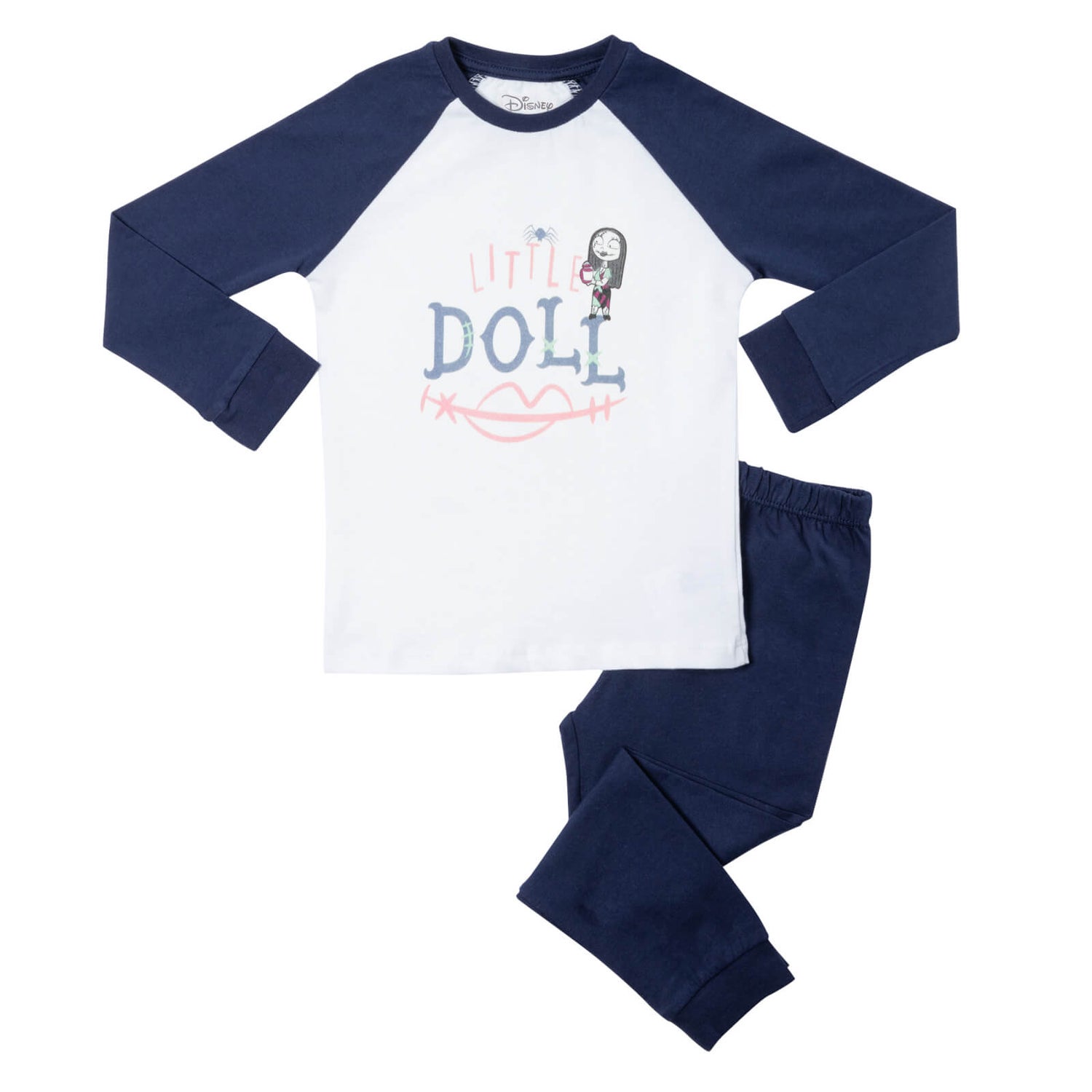 Disney Little Doll Kids' Pyjamas - Navy White