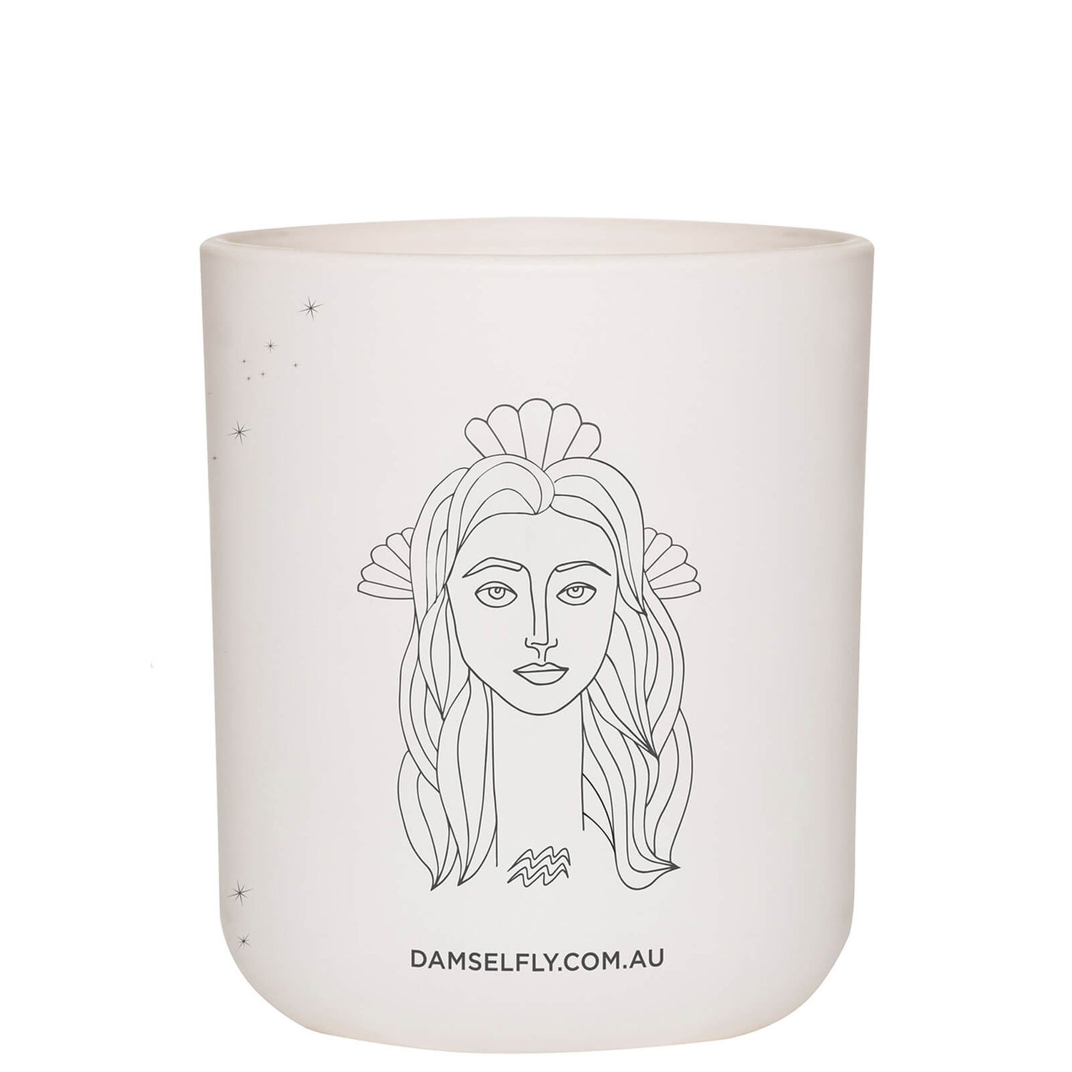 Damselfly Aquarius Scented Candle - 300g