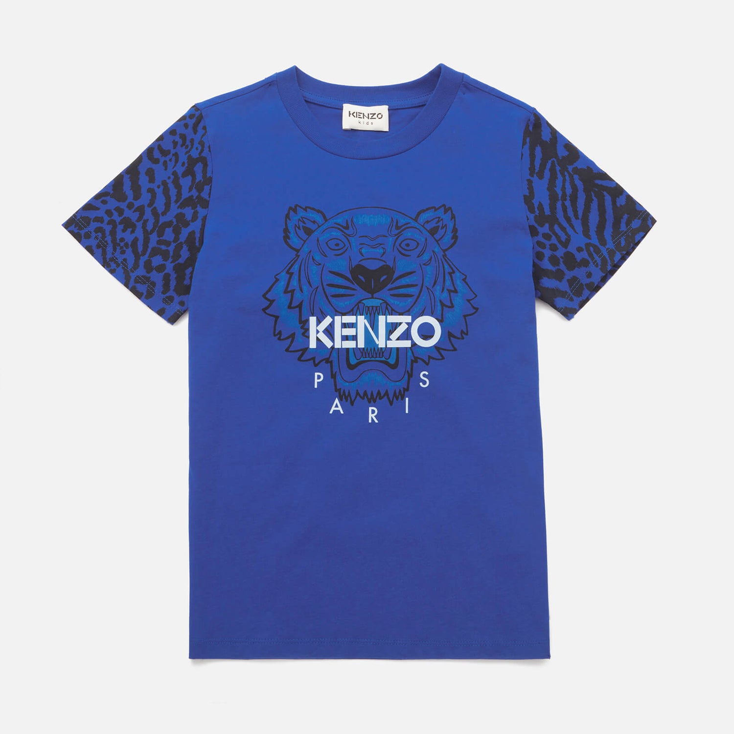 KENZO Boys' Tiger T-Shirt - Blue - 4 Years