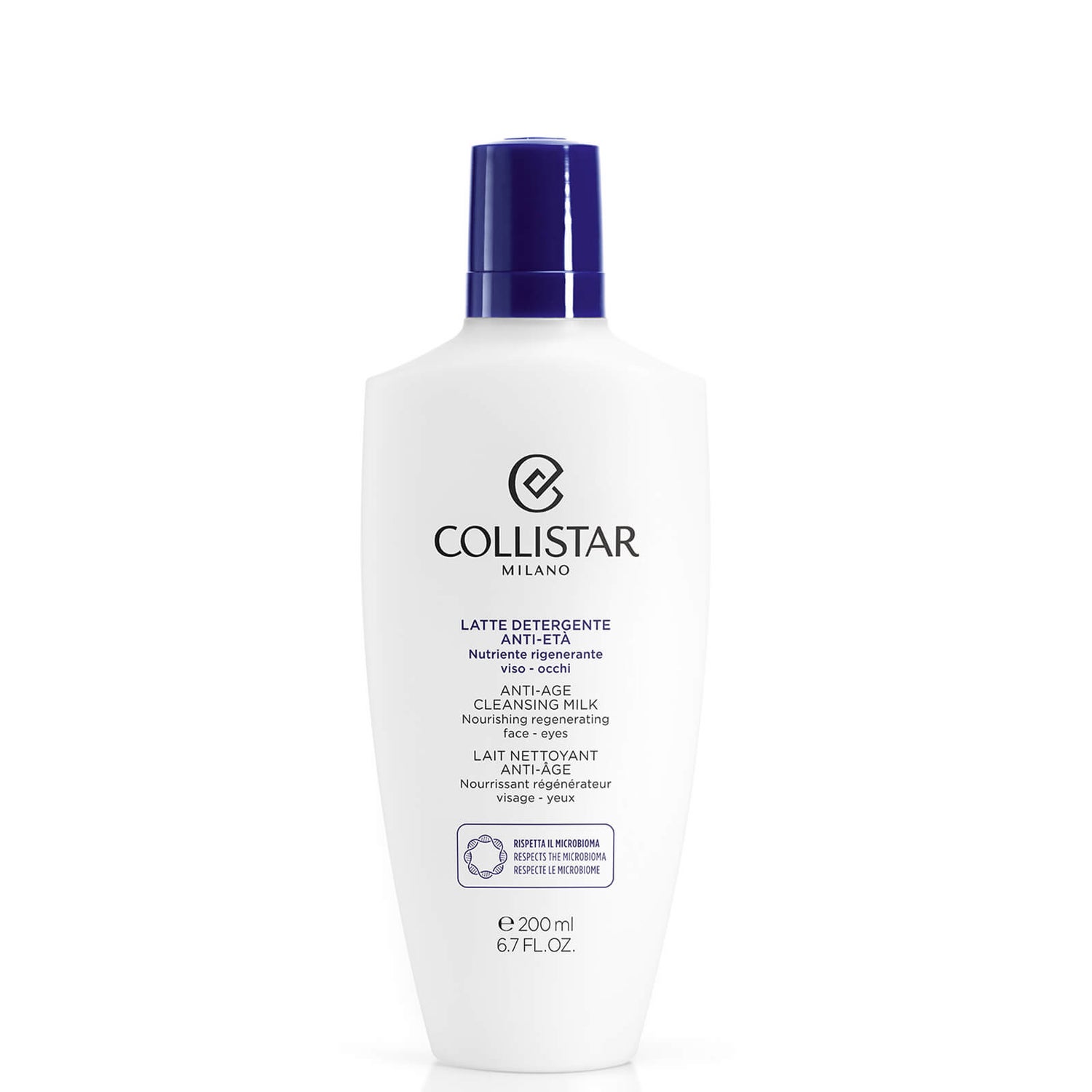 Collistar Anti-Age Cleansing Milk for Face-Eyes 200ml