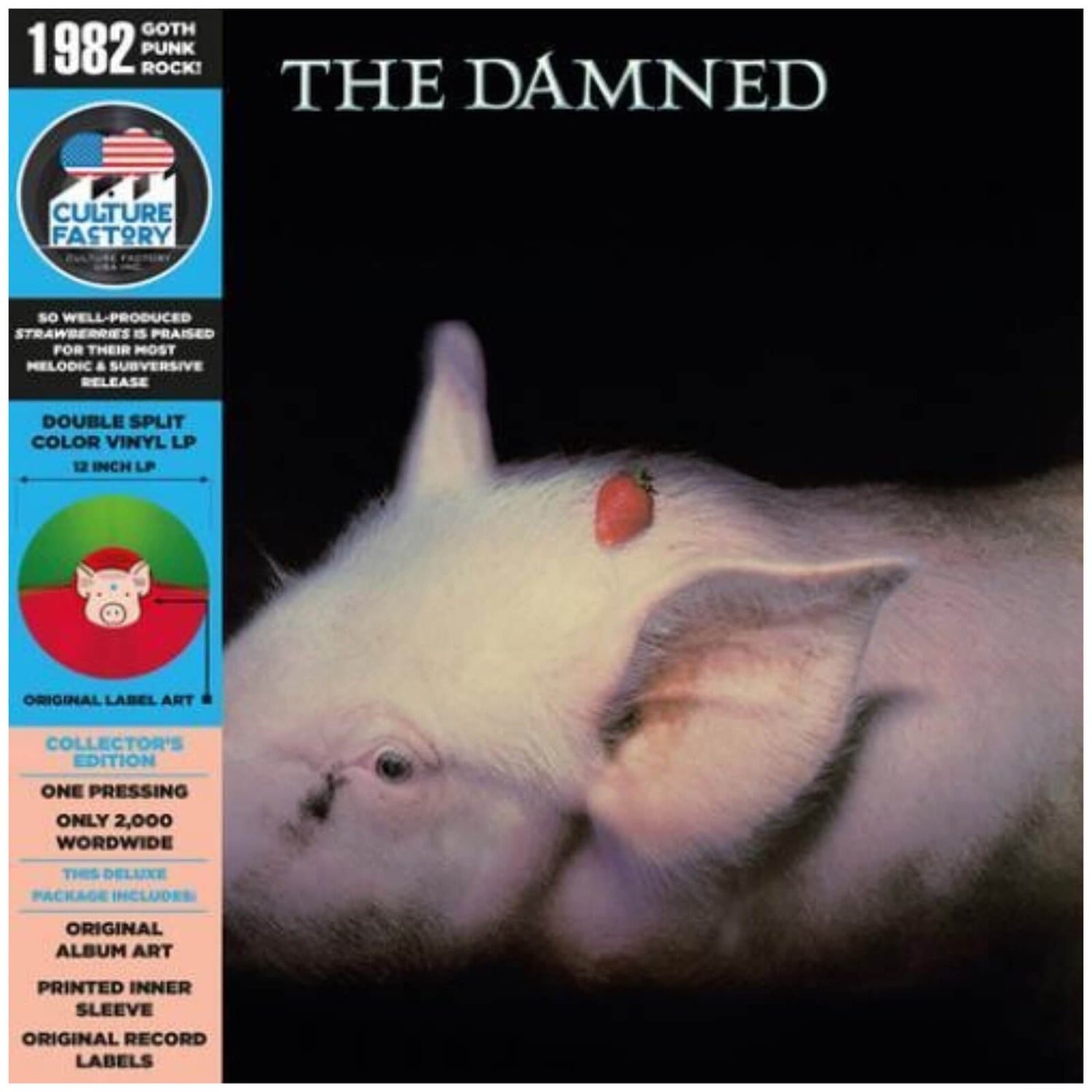 The Damned - Strawberries Vinyl (Red & Green)