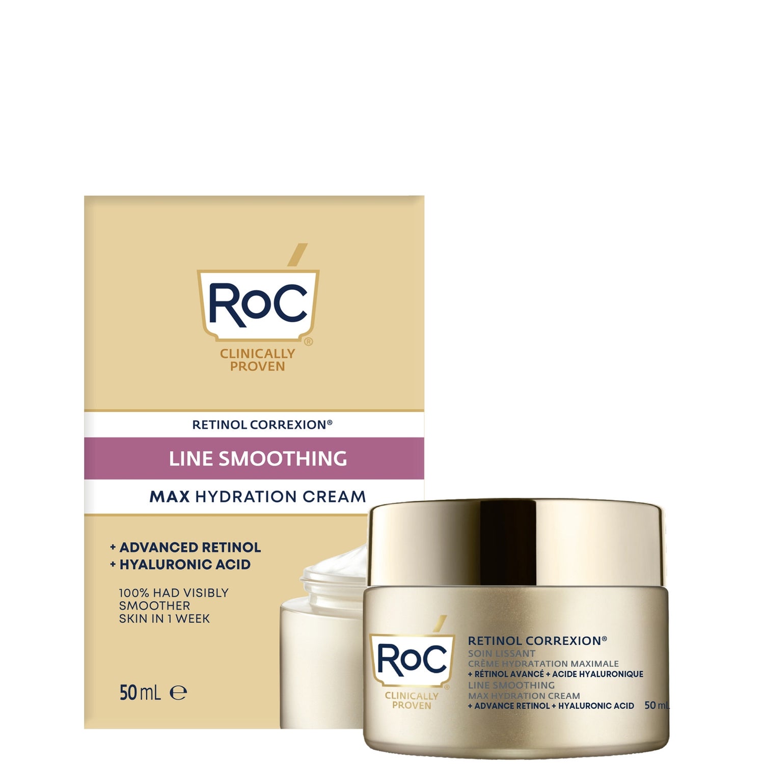 RoC Retinol Correxion Line Smoothing Max Hydration 50ml