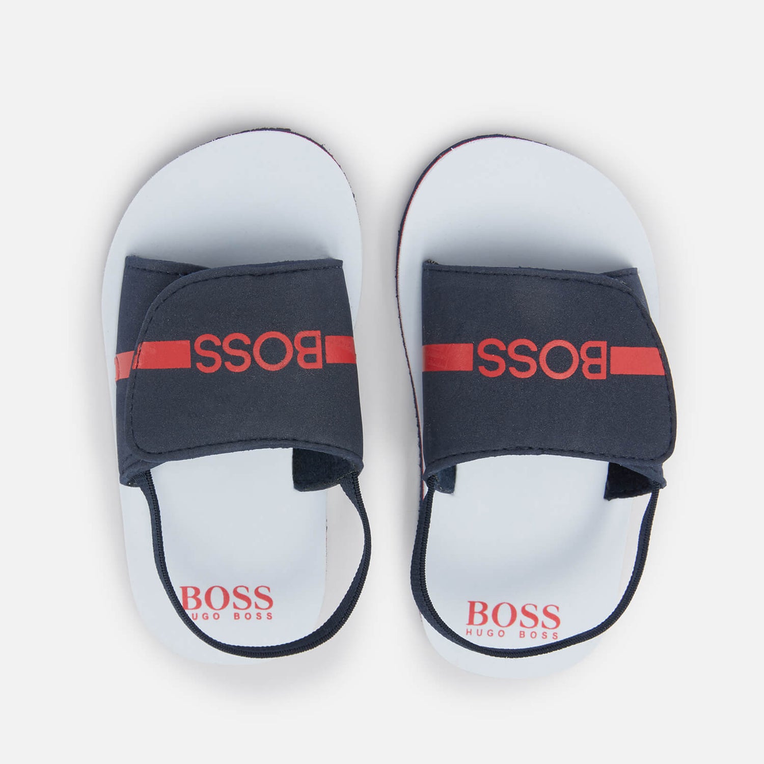 Hugo Boss Boys' Aqua Strap Slides - Navy