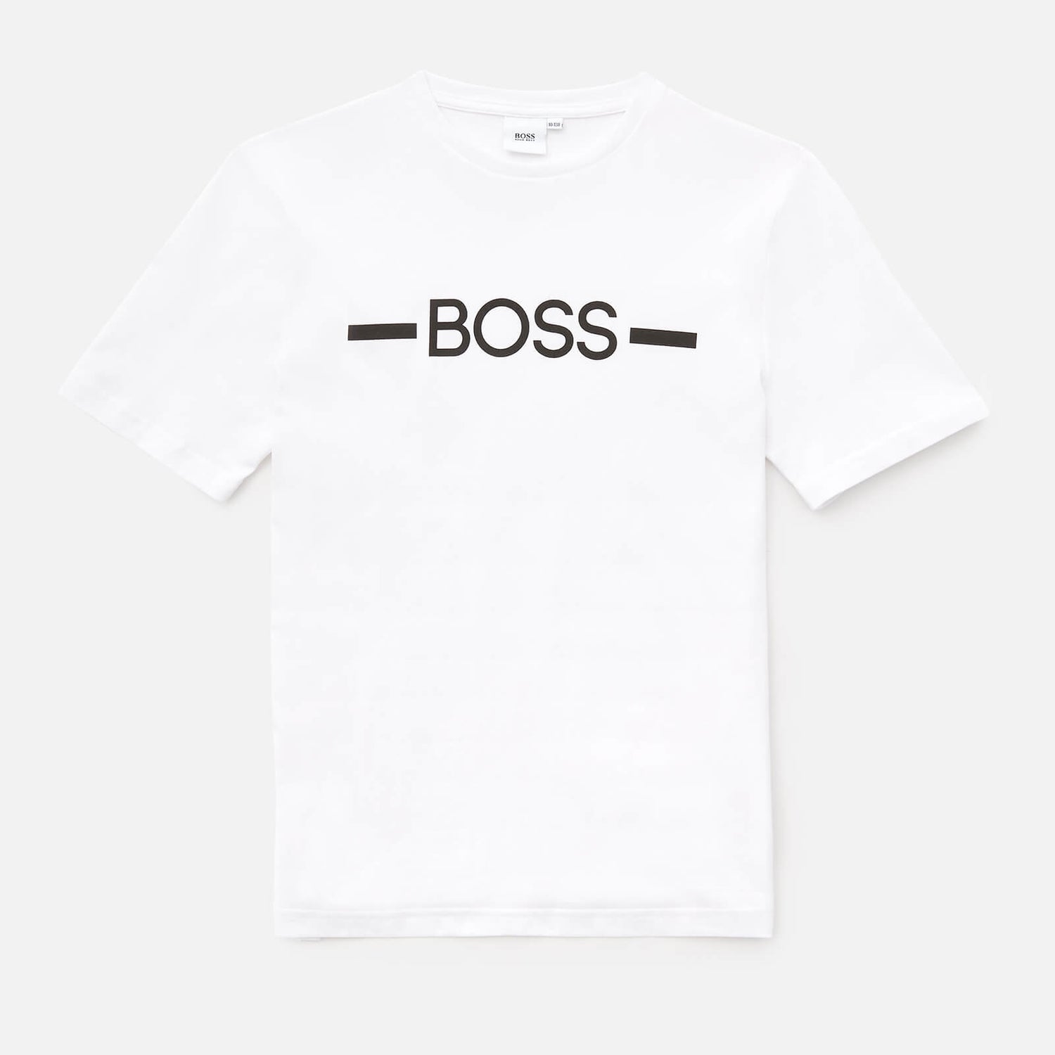 Hugo Boss Boys' Line Logo Short Sleeve T-Shirt - White