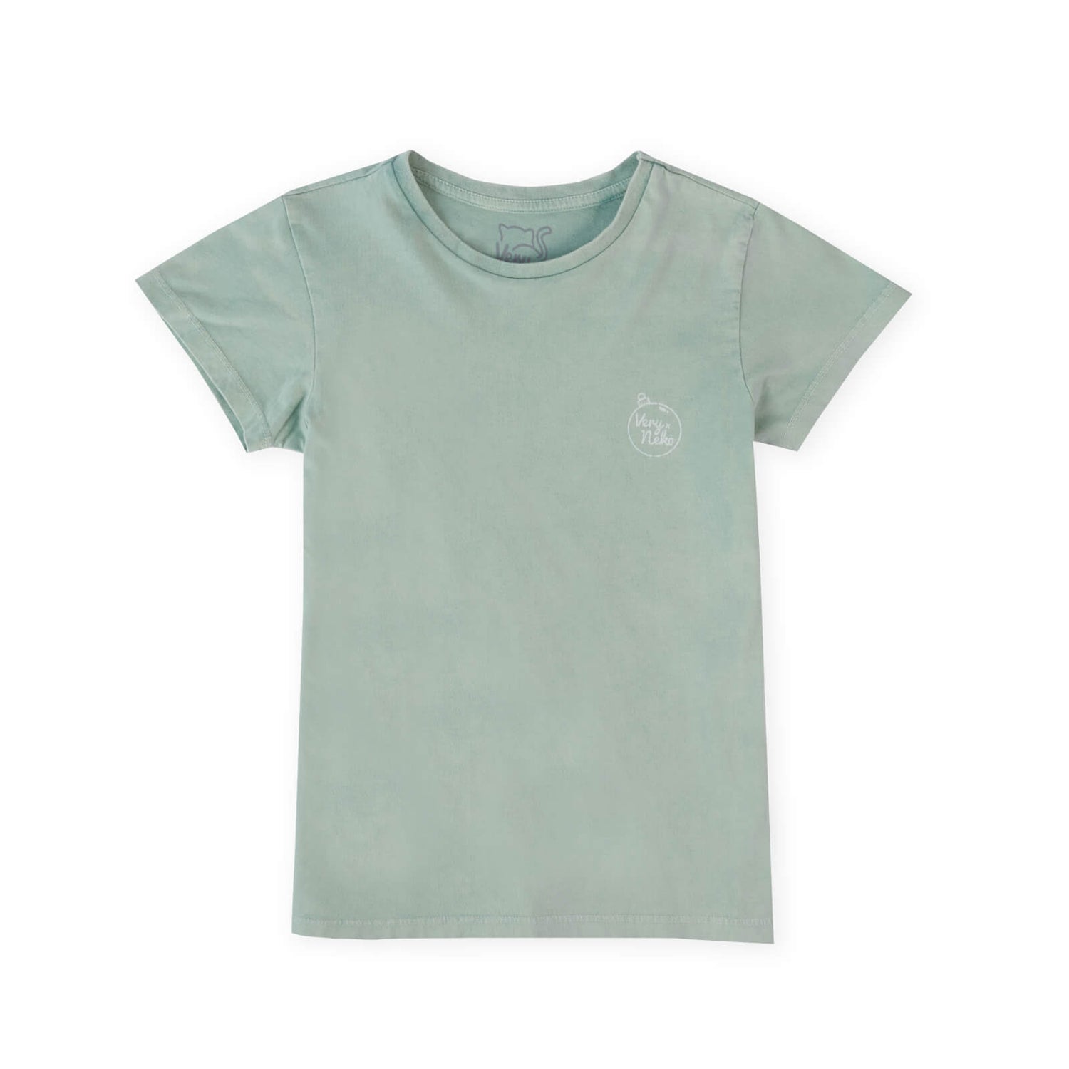 Happy Pawmas Kids' T-Shirt - Mint Acid Wash